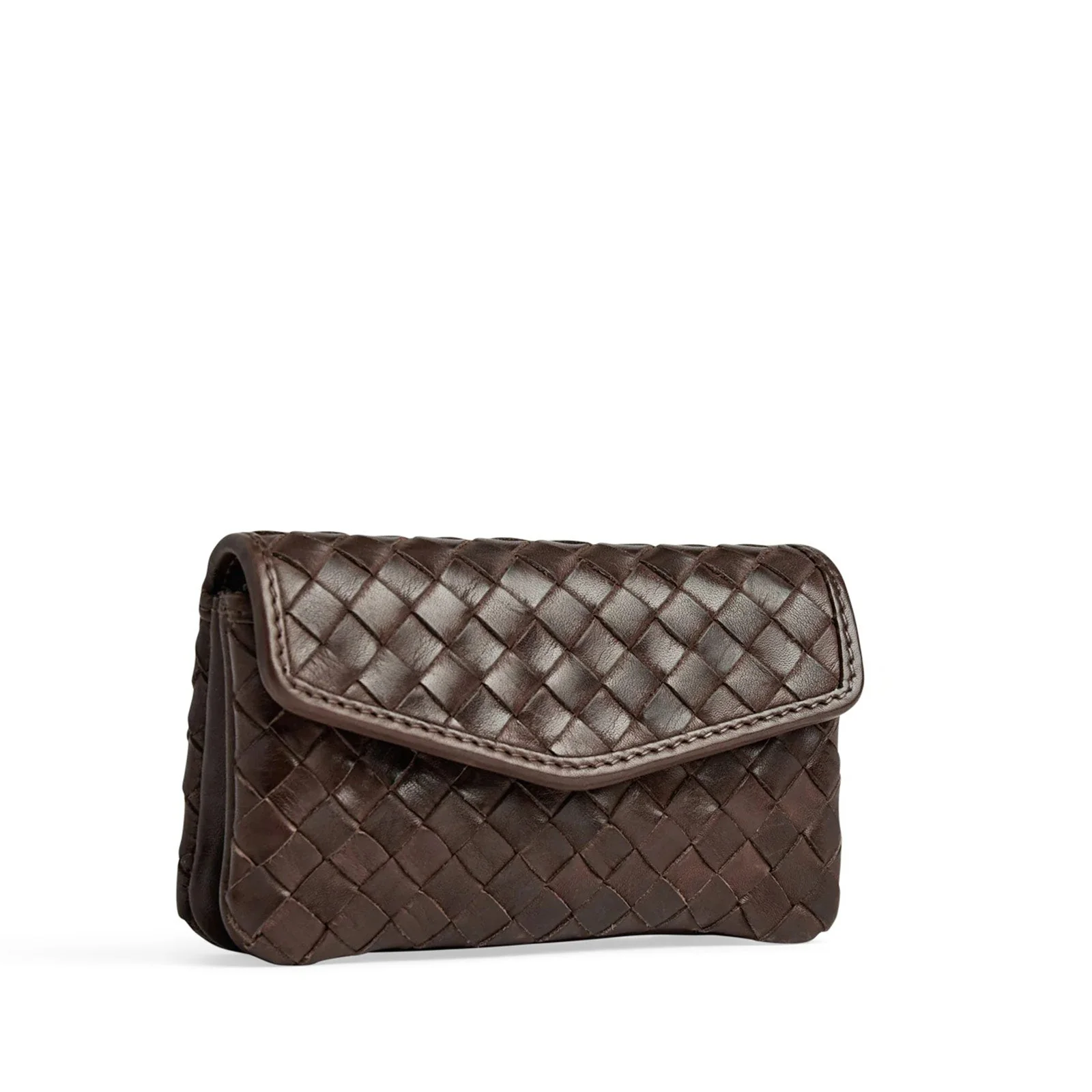 FaithMBG Coin Purse Weave dark brown - Image 3