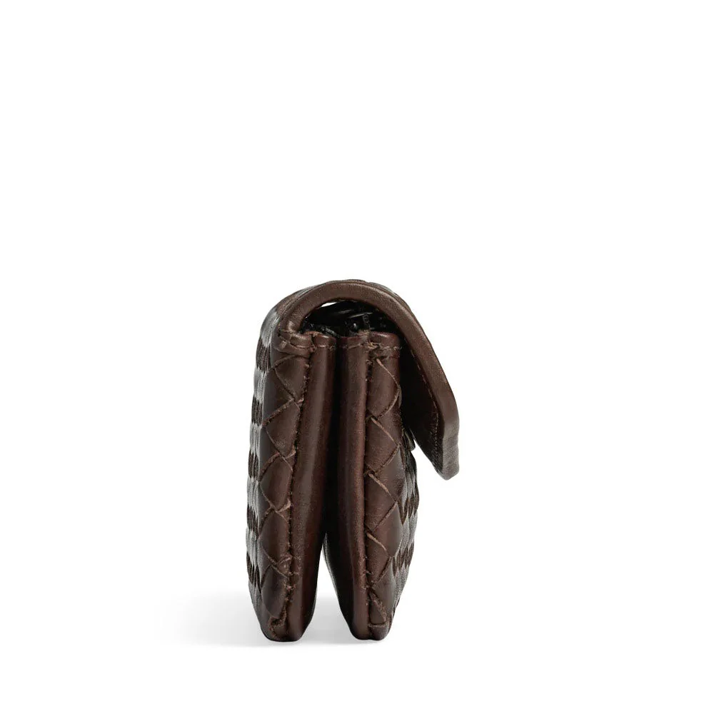 FaithMBG Coin Purse Weave dark brown - Image 4