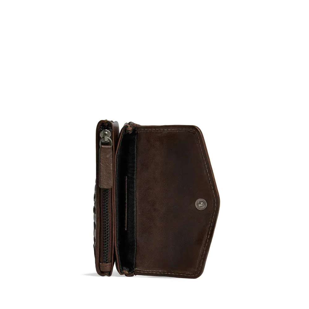 FaithMBG Coin Purse Weave dark brown - Image 5