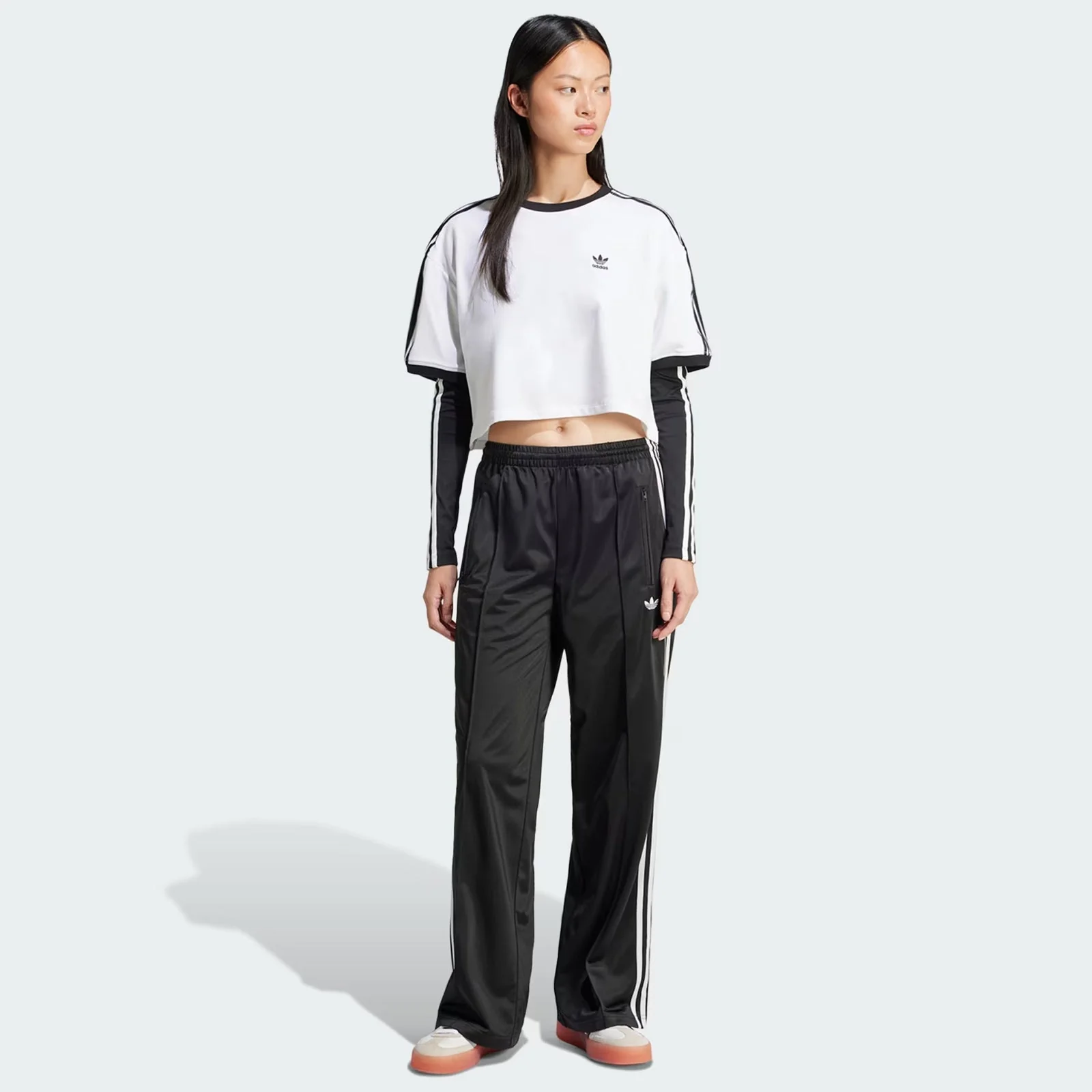 FB Loose Trackpant black/white - Image 3