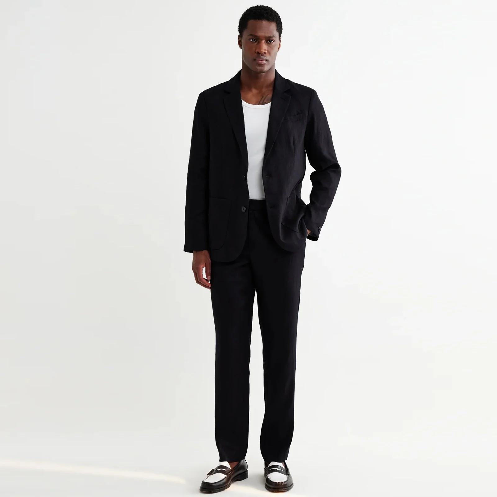 Fintry 2.0 Linen Blazer midnight - Image 3