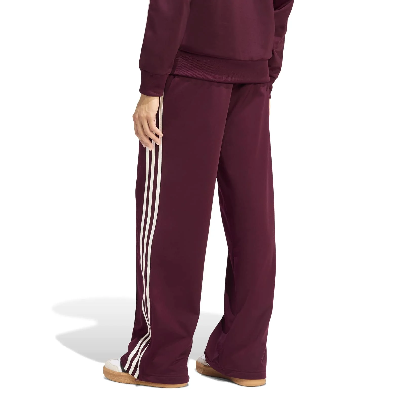 Firebird Loose Trackpant maroon/offwhite - Image 4