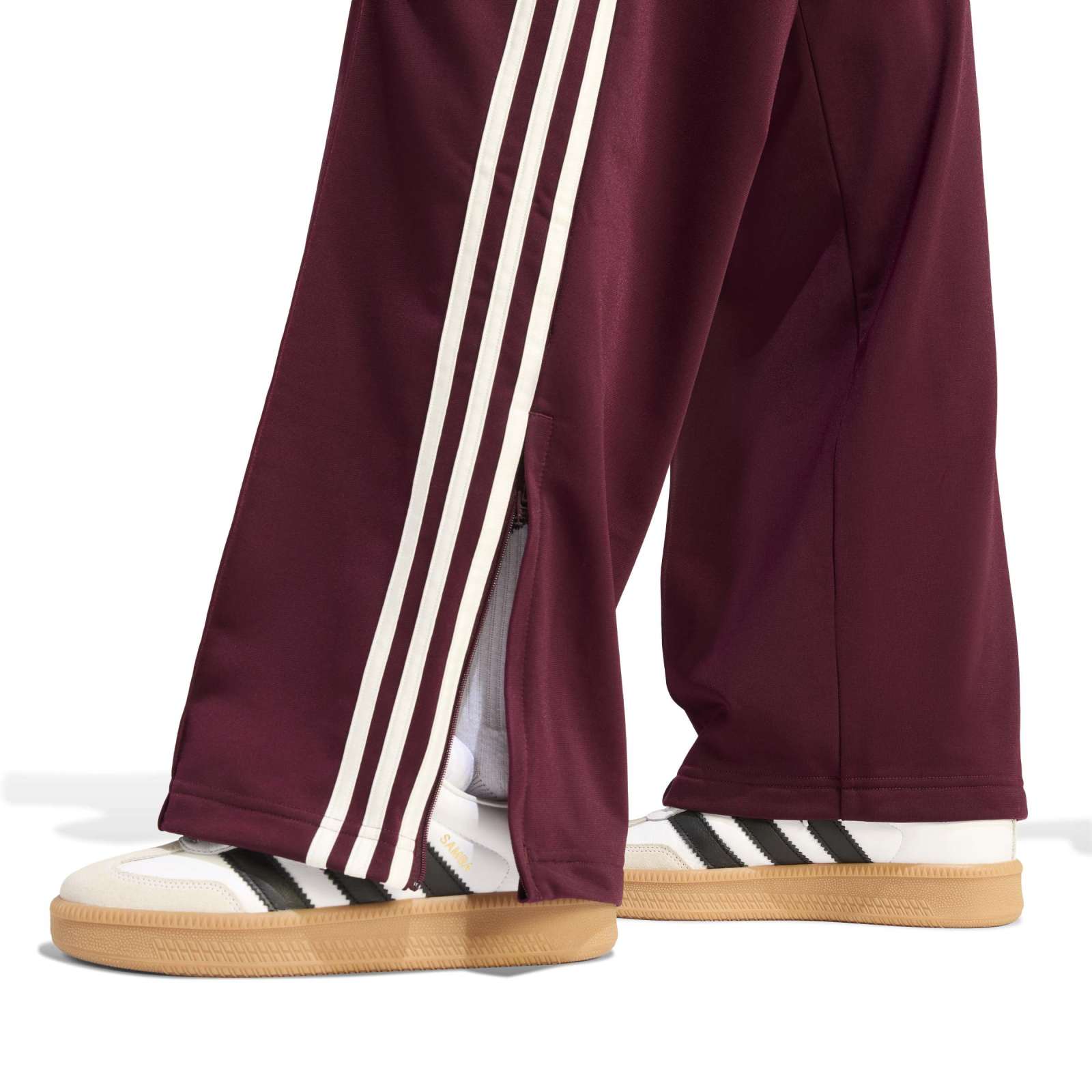 Firebird Loose Trackpant maroon/offwhite - Image 6