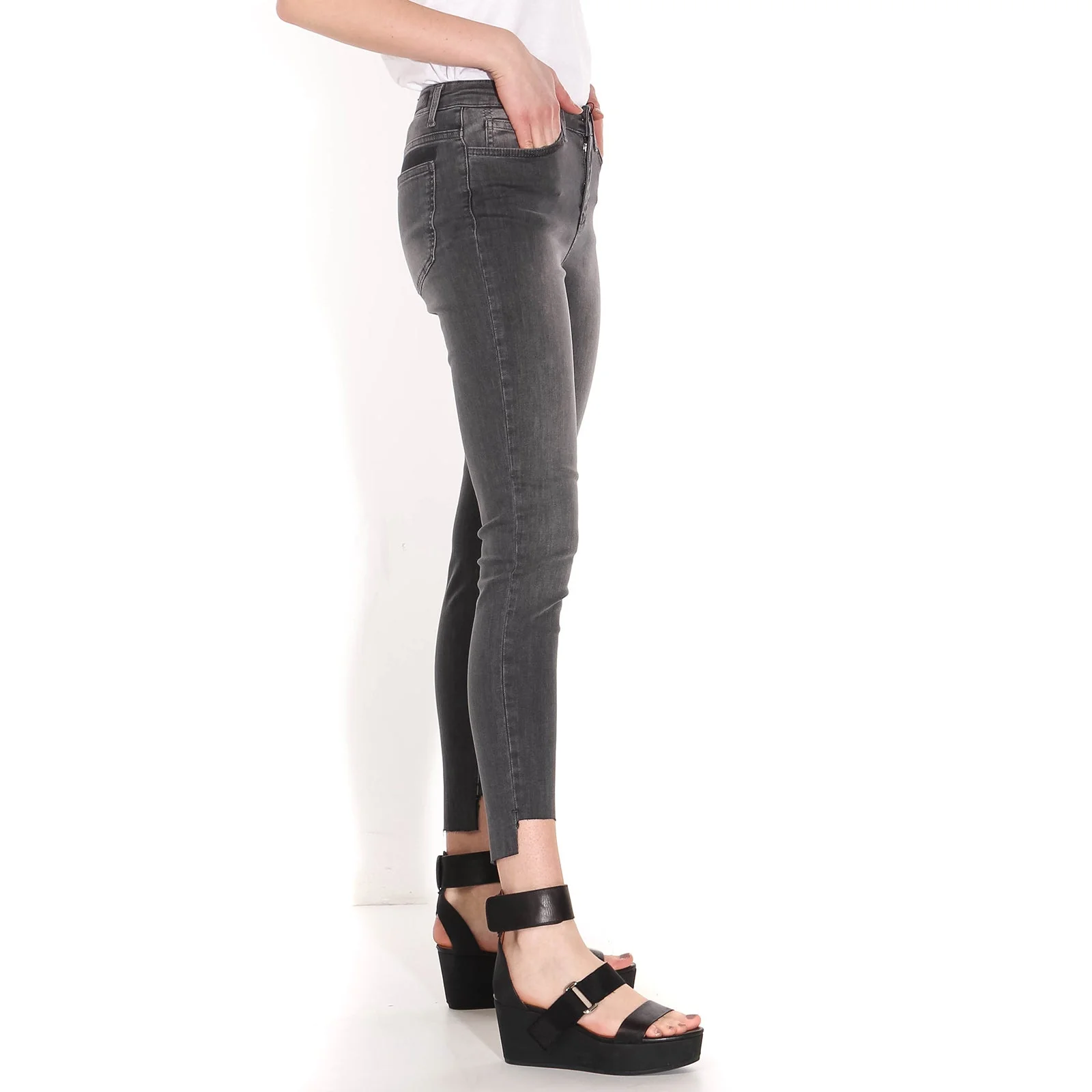 Kate Cross Crop Jeans detroit grey - Image 3