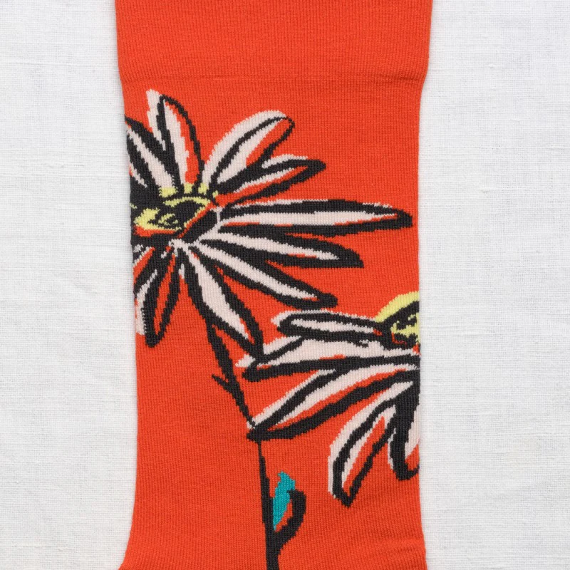 Fleur Vermillon Socks FC301 - Image 4