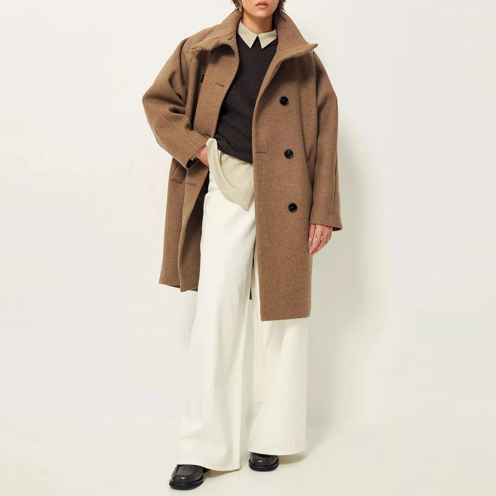 Floral BLVD Long Coat alpaga - Image 4