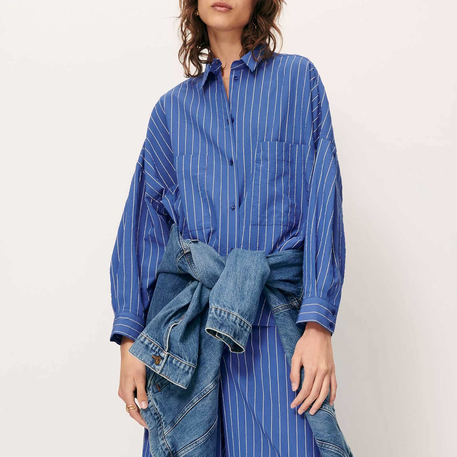 Fontania Blouse office blue