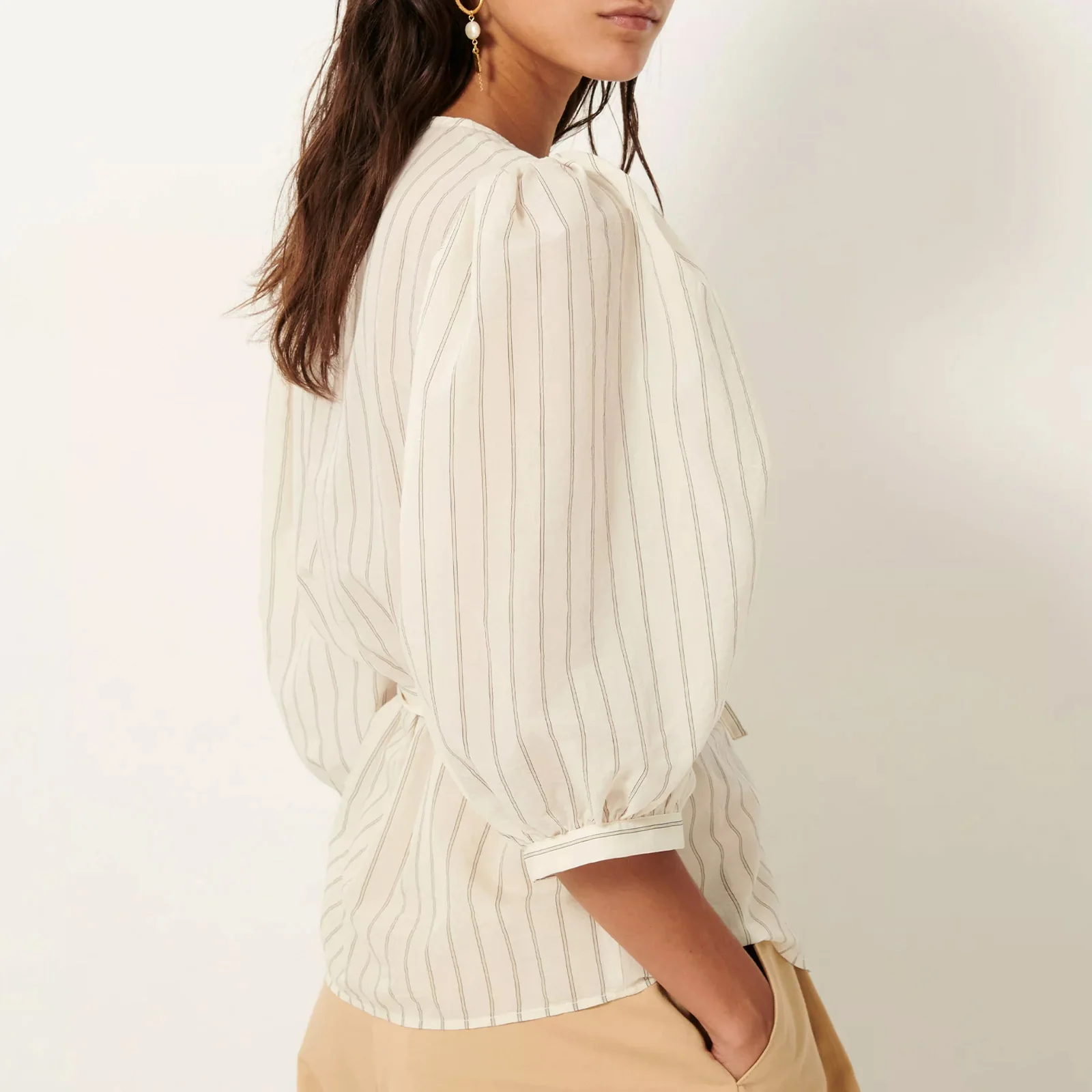 Georgia Blouse sandcream - Image 4