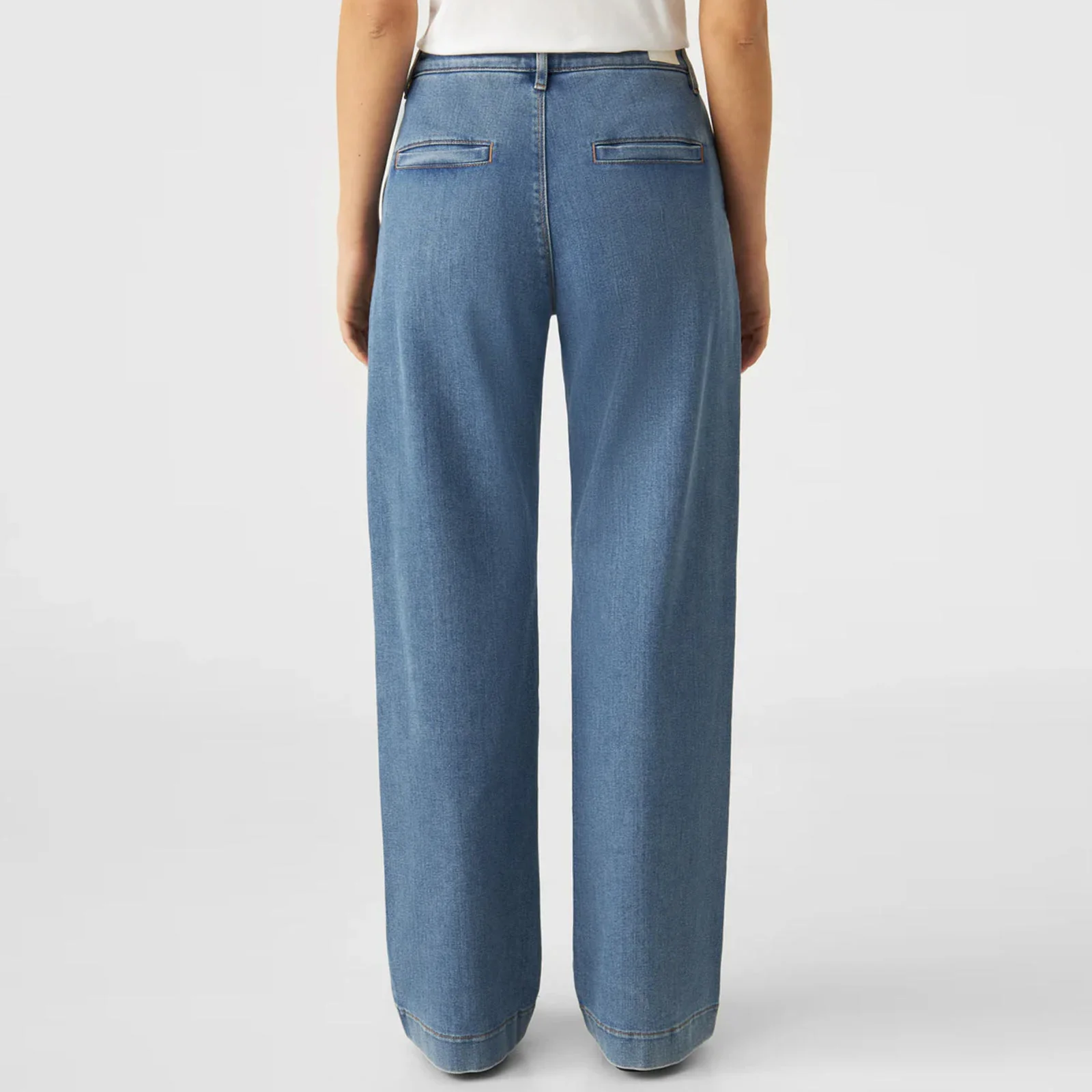 Glow Flared Denim Chino medium blue - Image 2