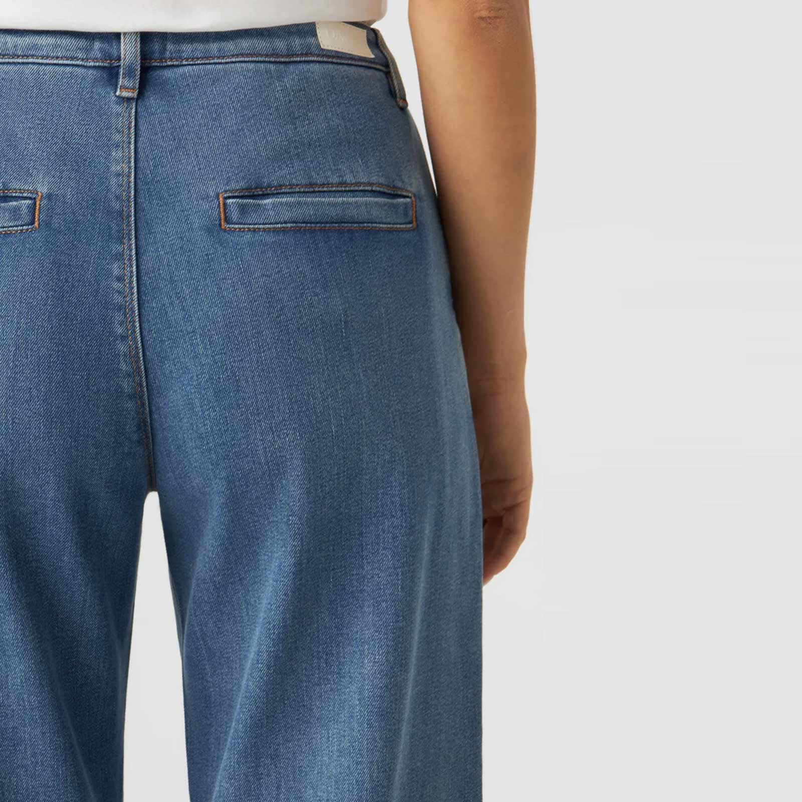 Glow Flared Denim Chino medium blue - Image 6