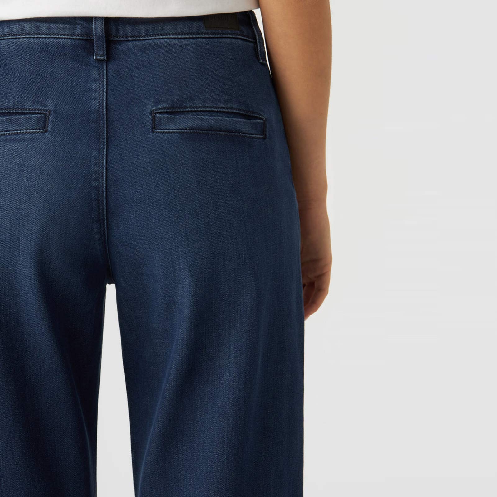 Glow Flared Recyceled Denim Chino dark blue - Image 4