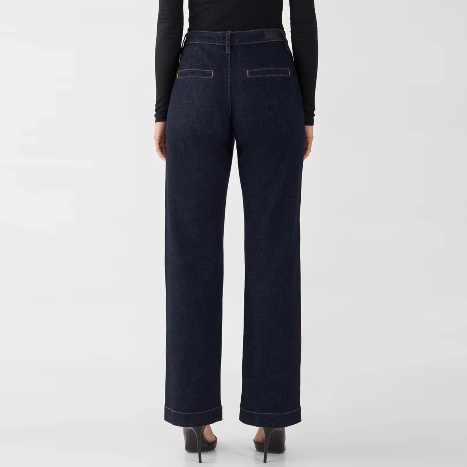Glow Flared Soft Denim Chino raw blue - Image 3