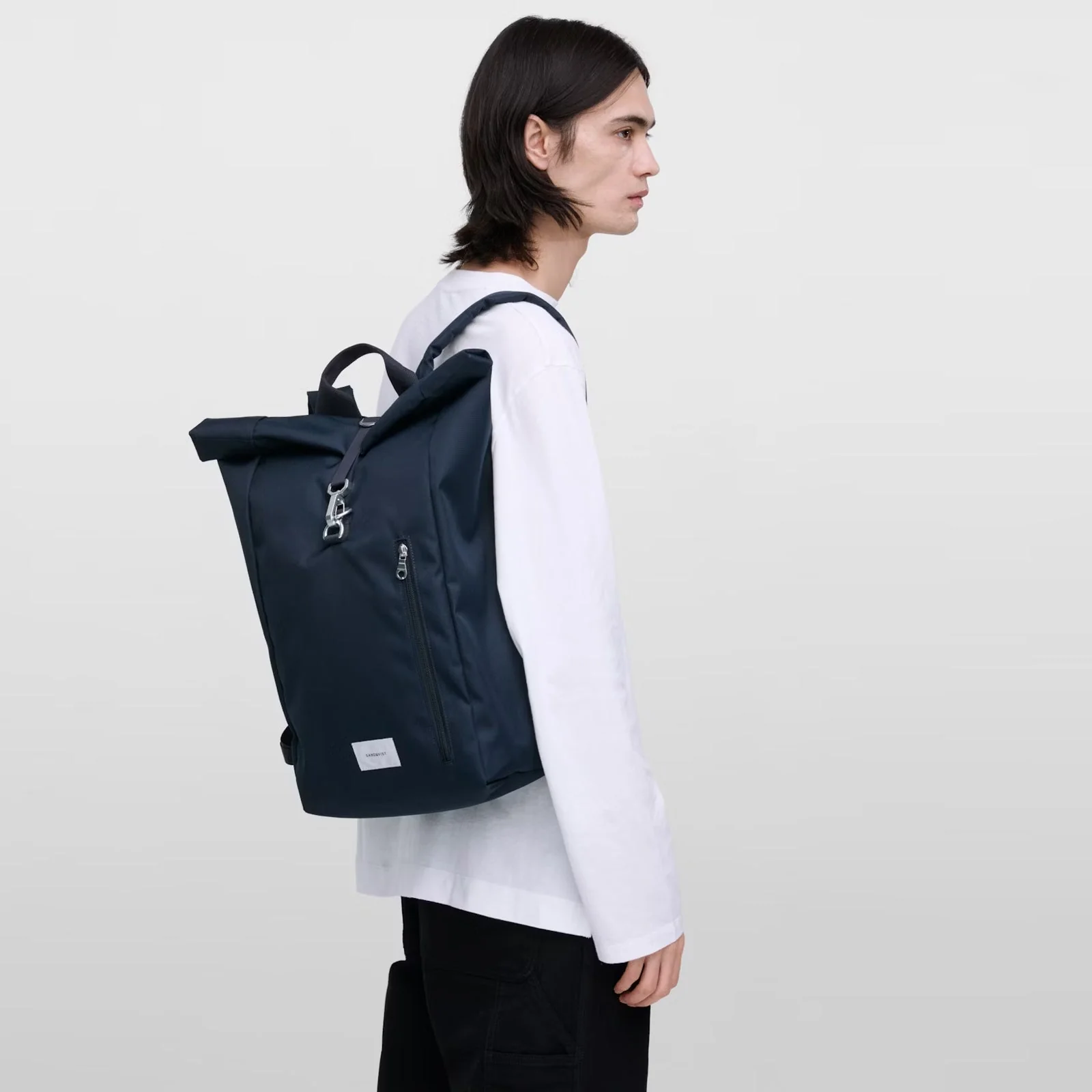 Ground Rolltop Backpack L navy/navy webbing - Image 5