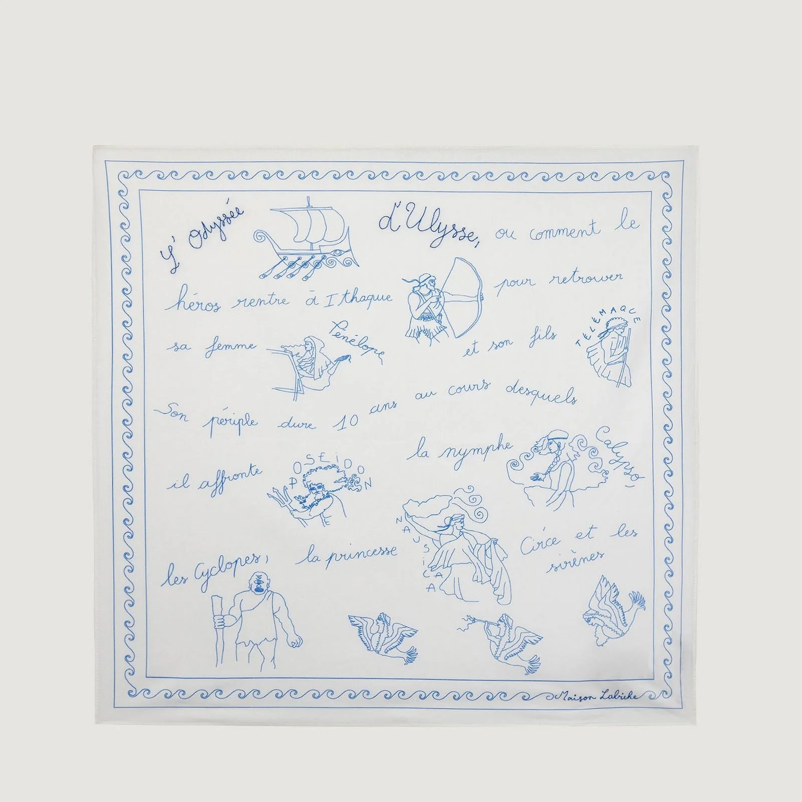 Guenot Scarf Ulysse ivory - Image 2