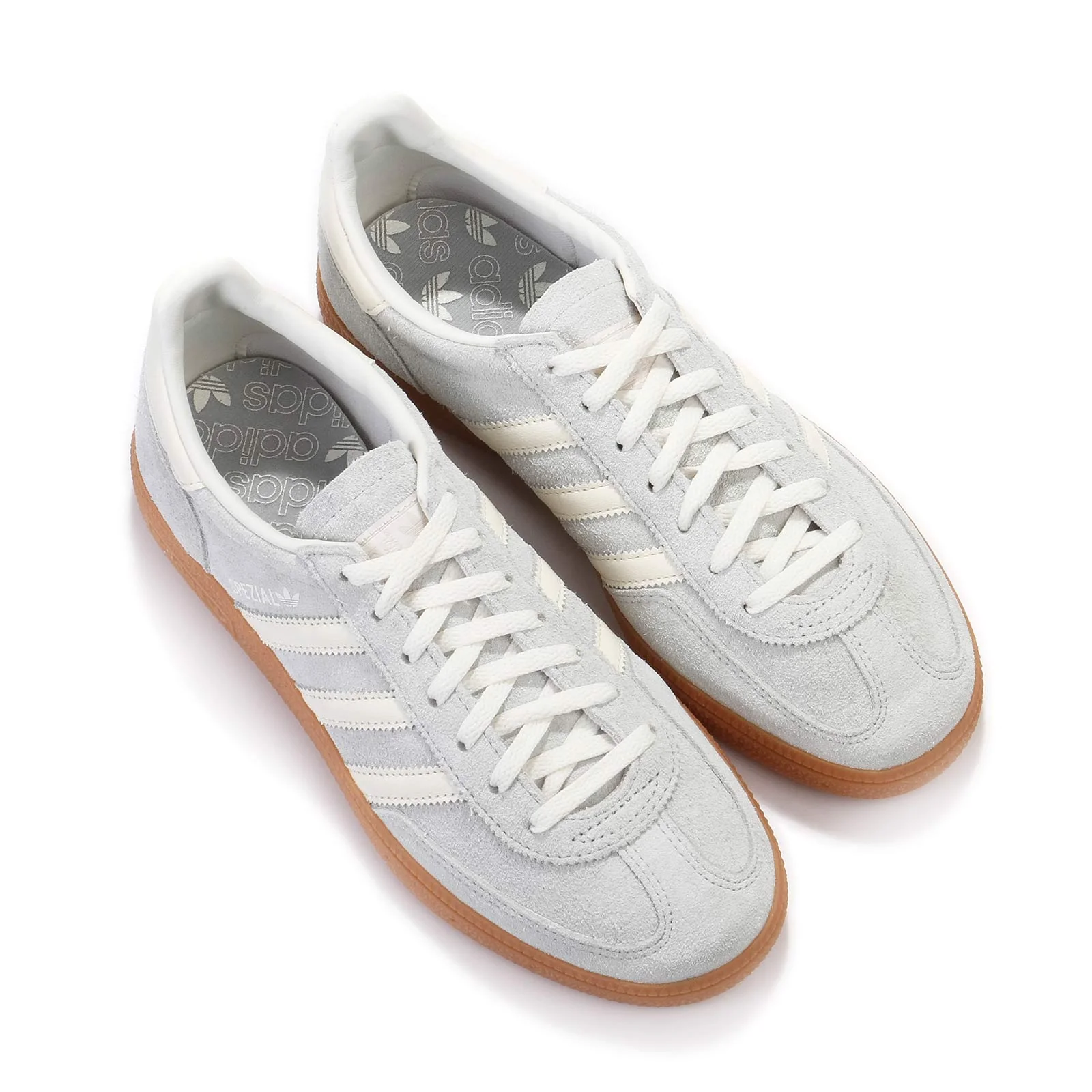 Handball Spezial wonder silver/off white/gum 2 - Image 4