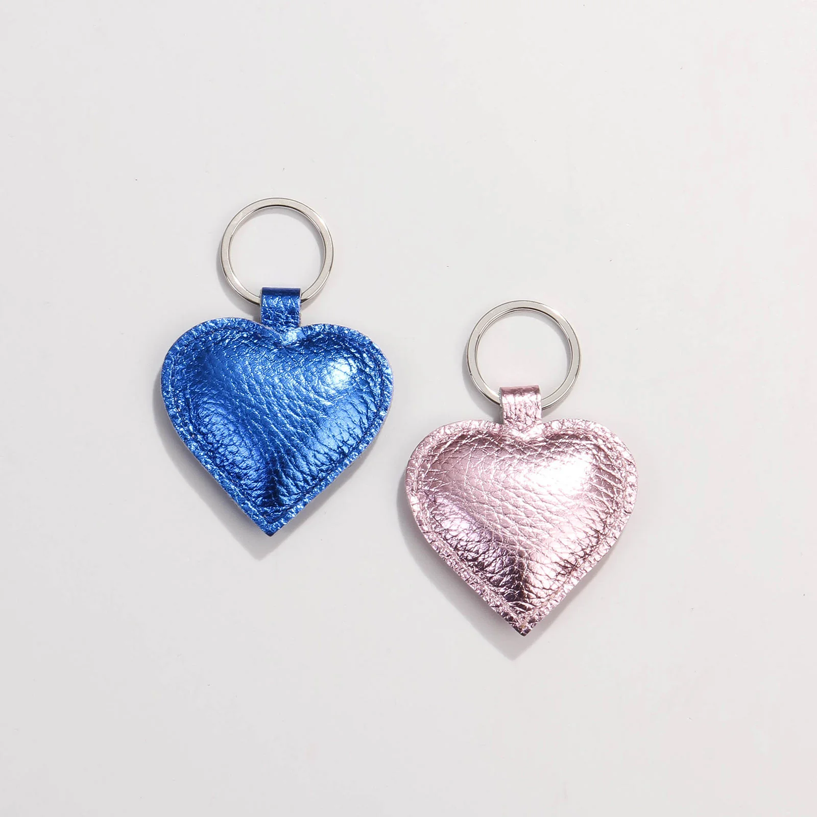 Heart Keyring metallic saphir - Image 2