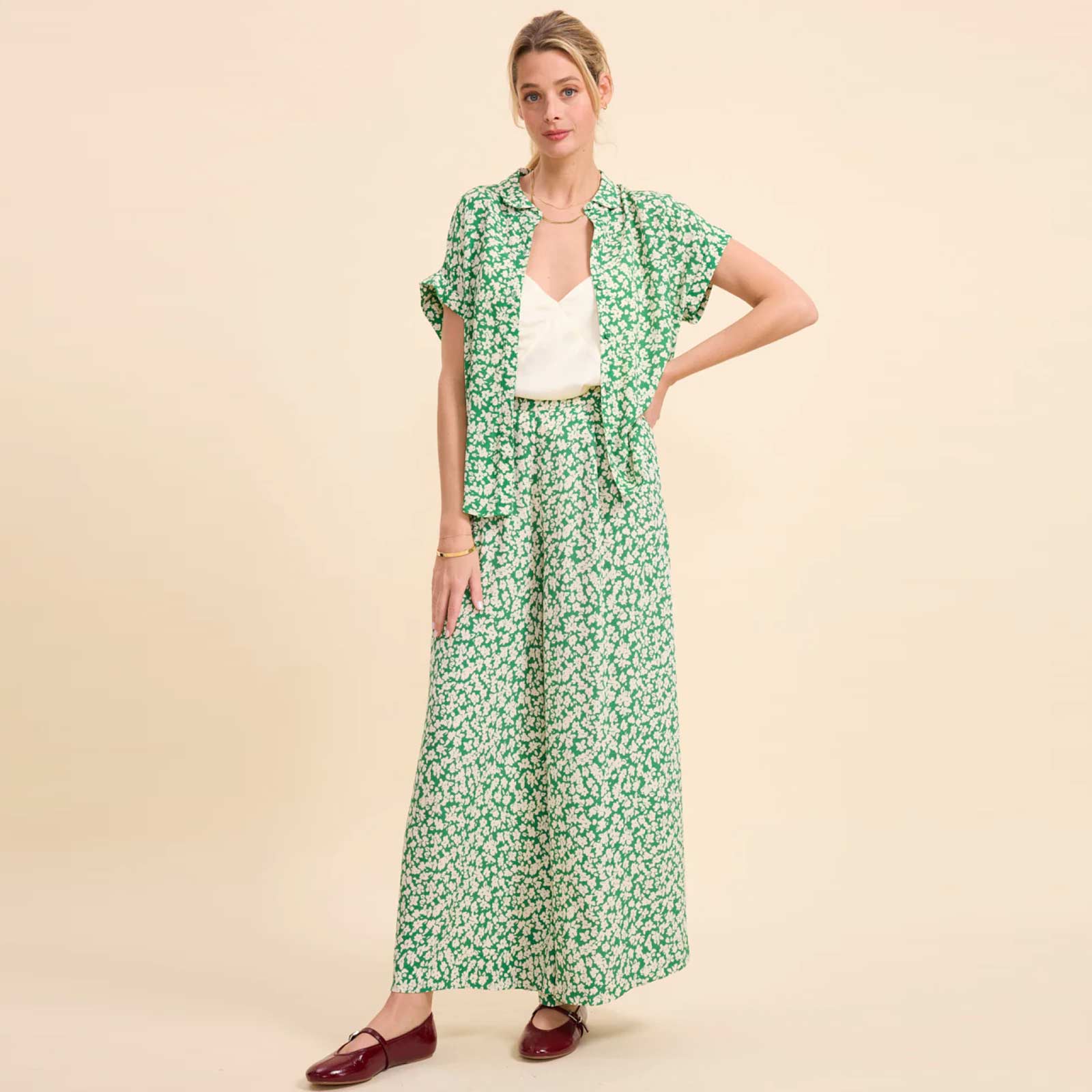 Helene Blouse mini flowers