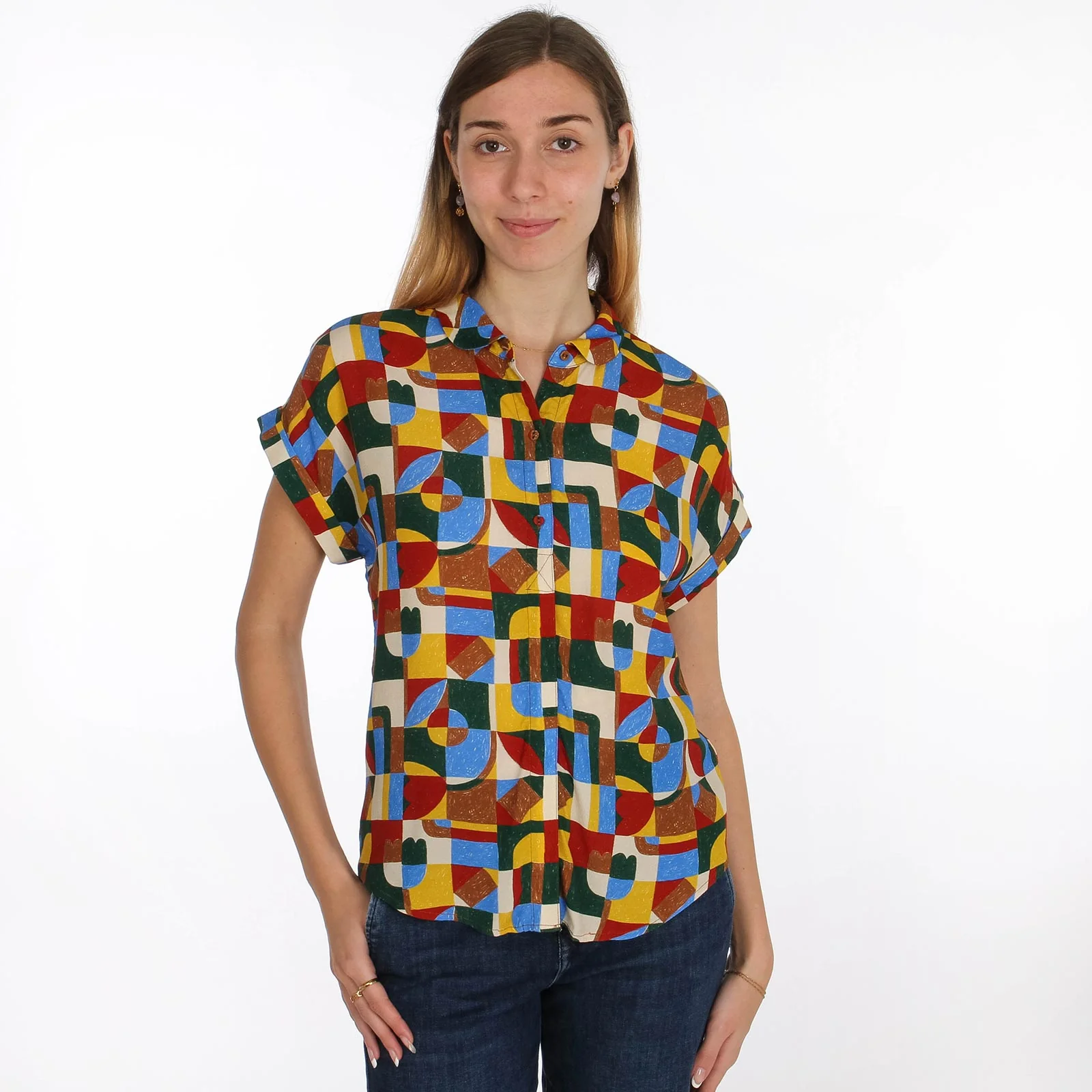 Helene Blouse patchwork - Image 5