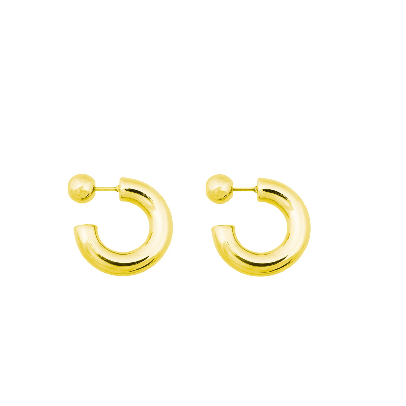 Hoopdot Earrings gold