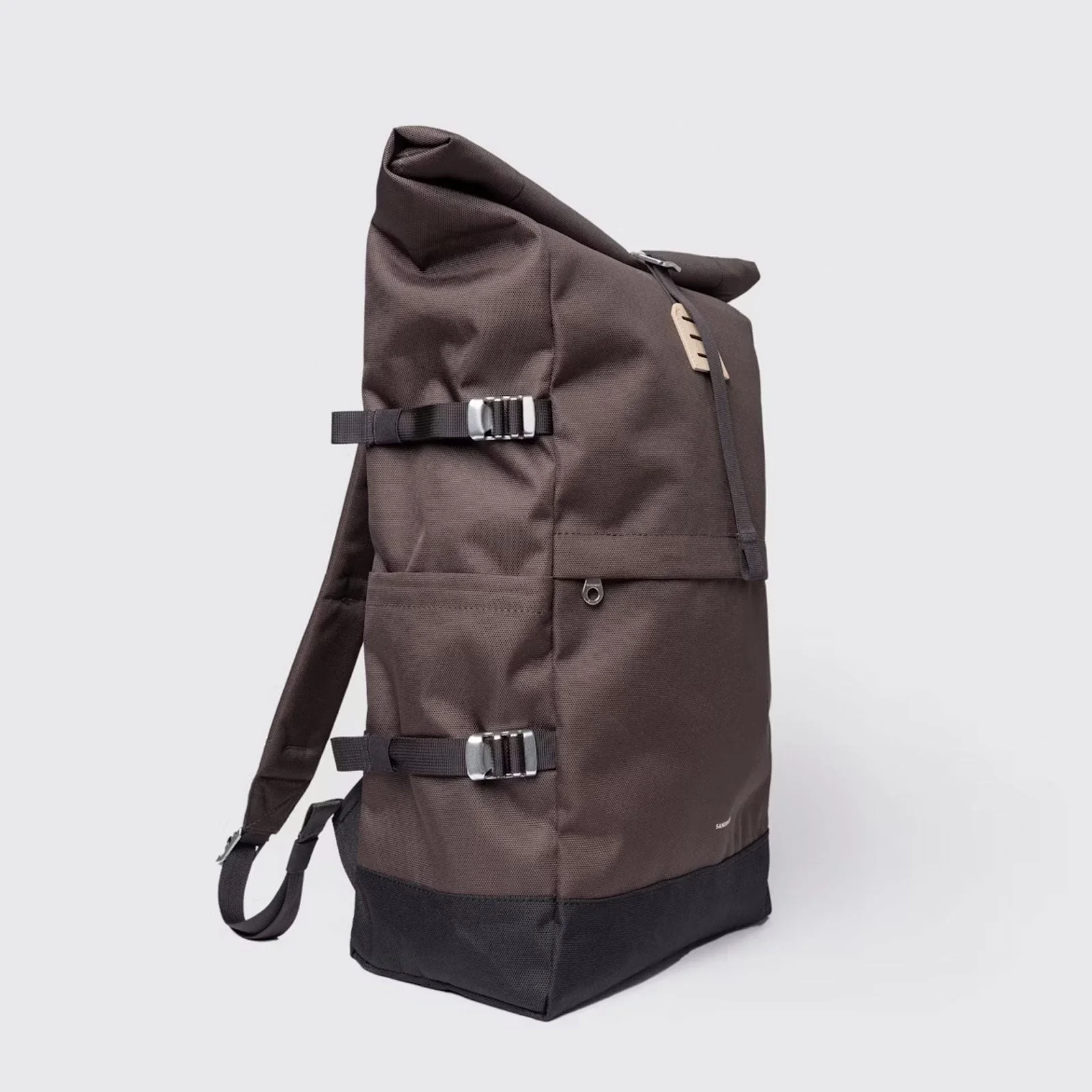 Icon Rolltop Backpack L brown/natural leather - Image 4