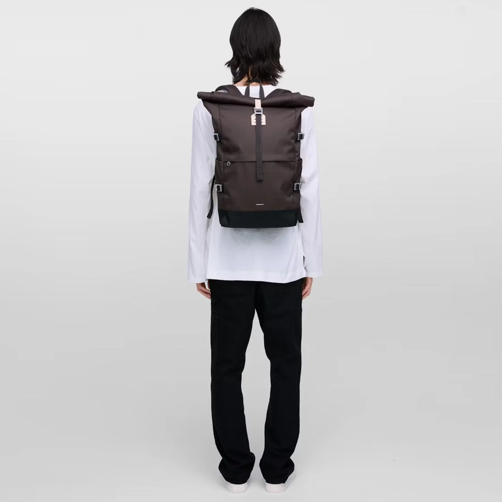 Icon Rolltop Backpack L brown/natural leather - Image 5