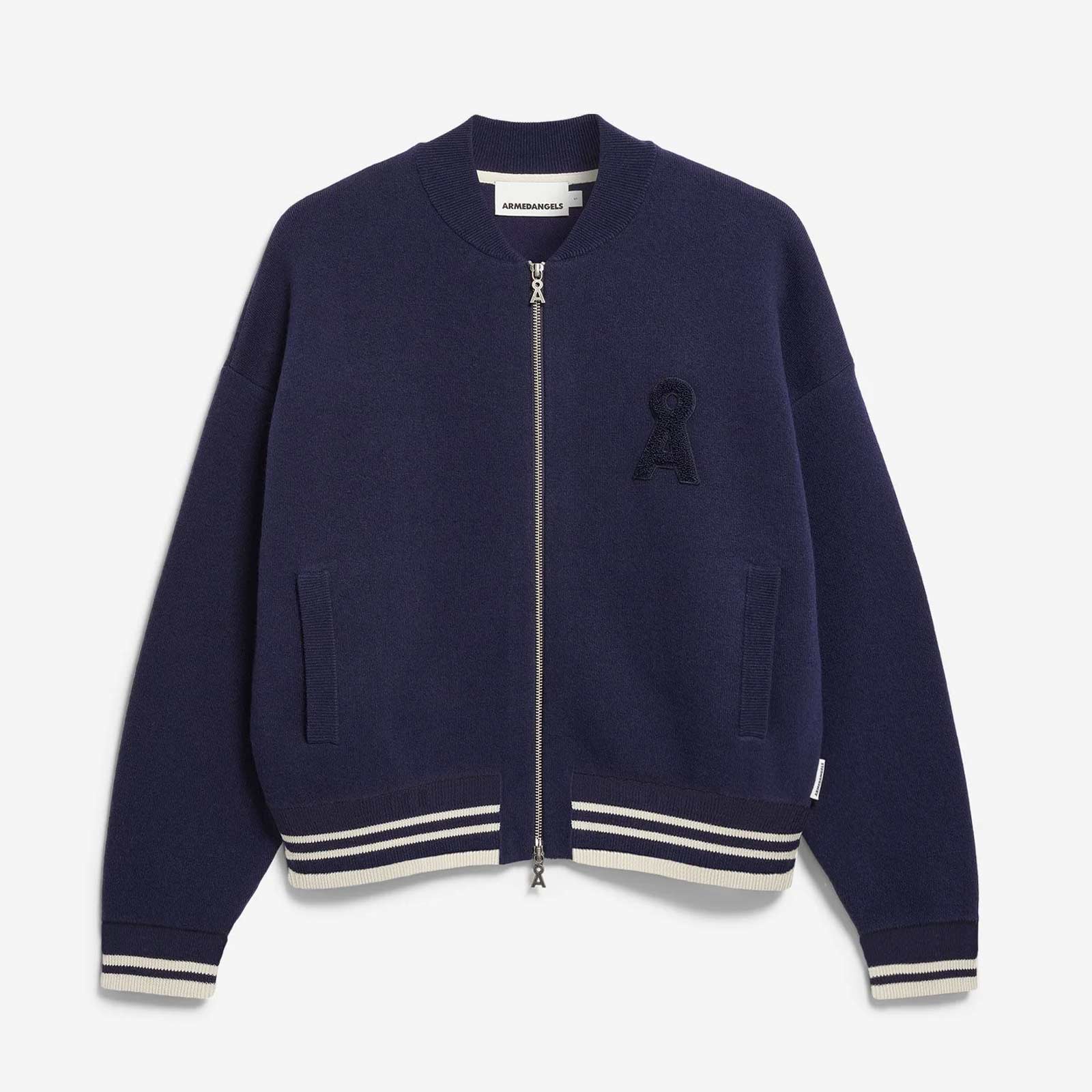 Iconic Å Bomber Jacket tinted navy/oatmilk - Image 4