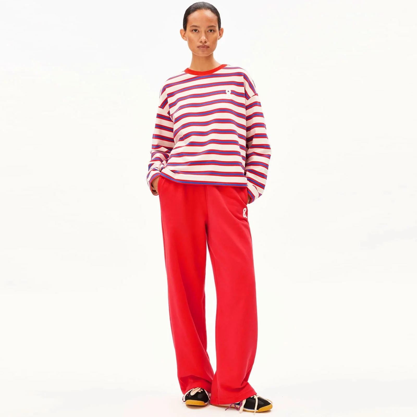 Iconic Å Frankaa Bold Sweatshirt undyed/mars red/dynamo blue - Image 3