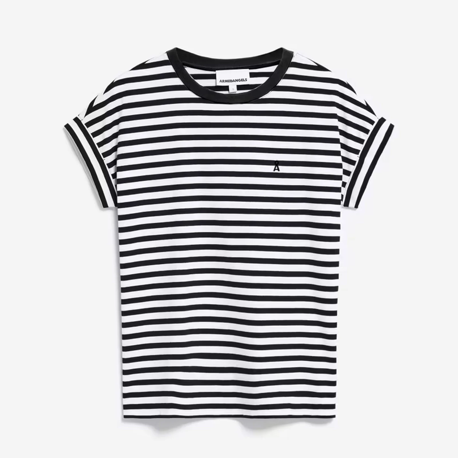 Idaara Stripes Tee white black - Image 4