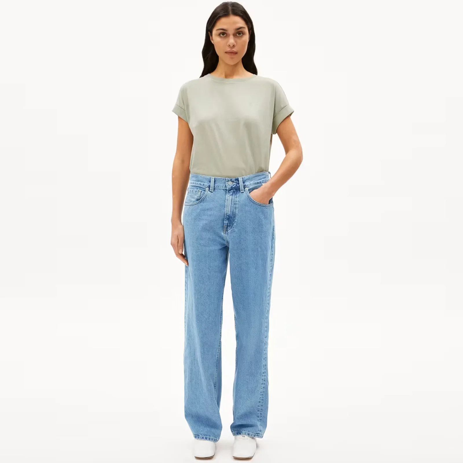 Idaara Tee seagreen - Image 3