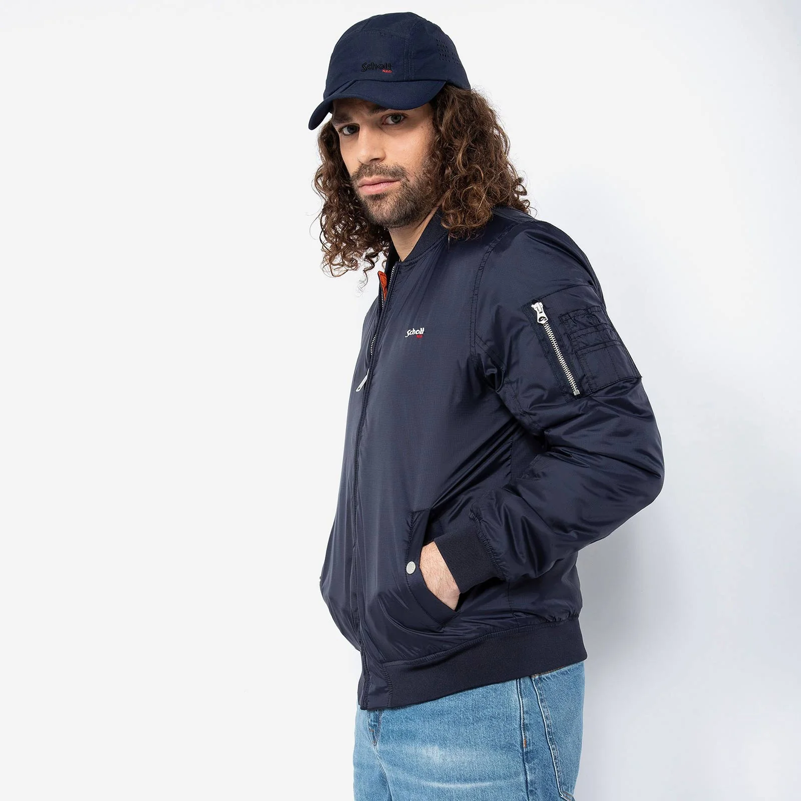 Indiana Ripstop Bomber Jacket navy - Image 3