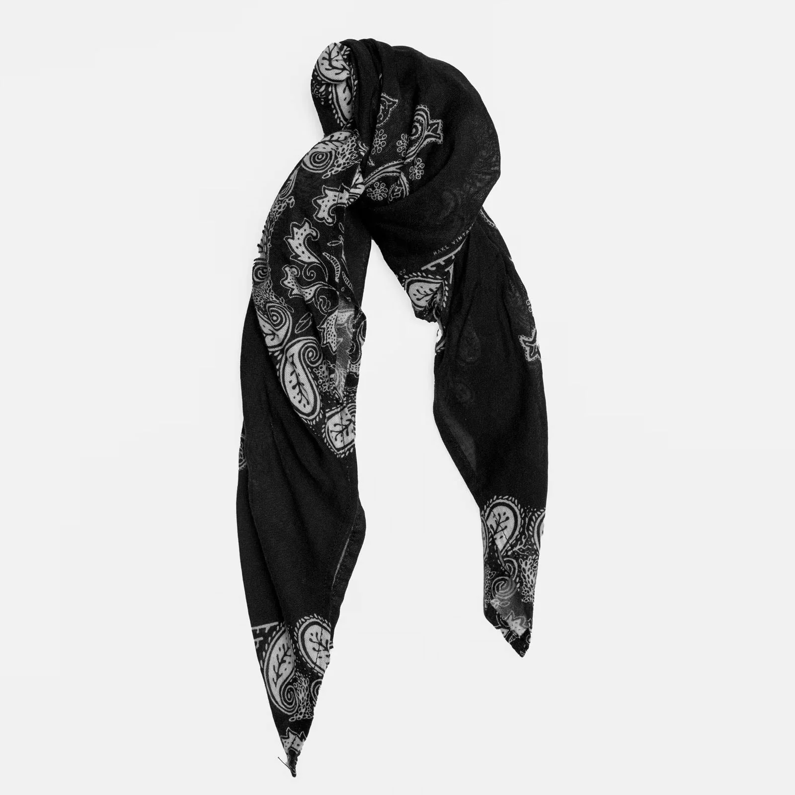 Ingrid Bandana Paisley B01 black