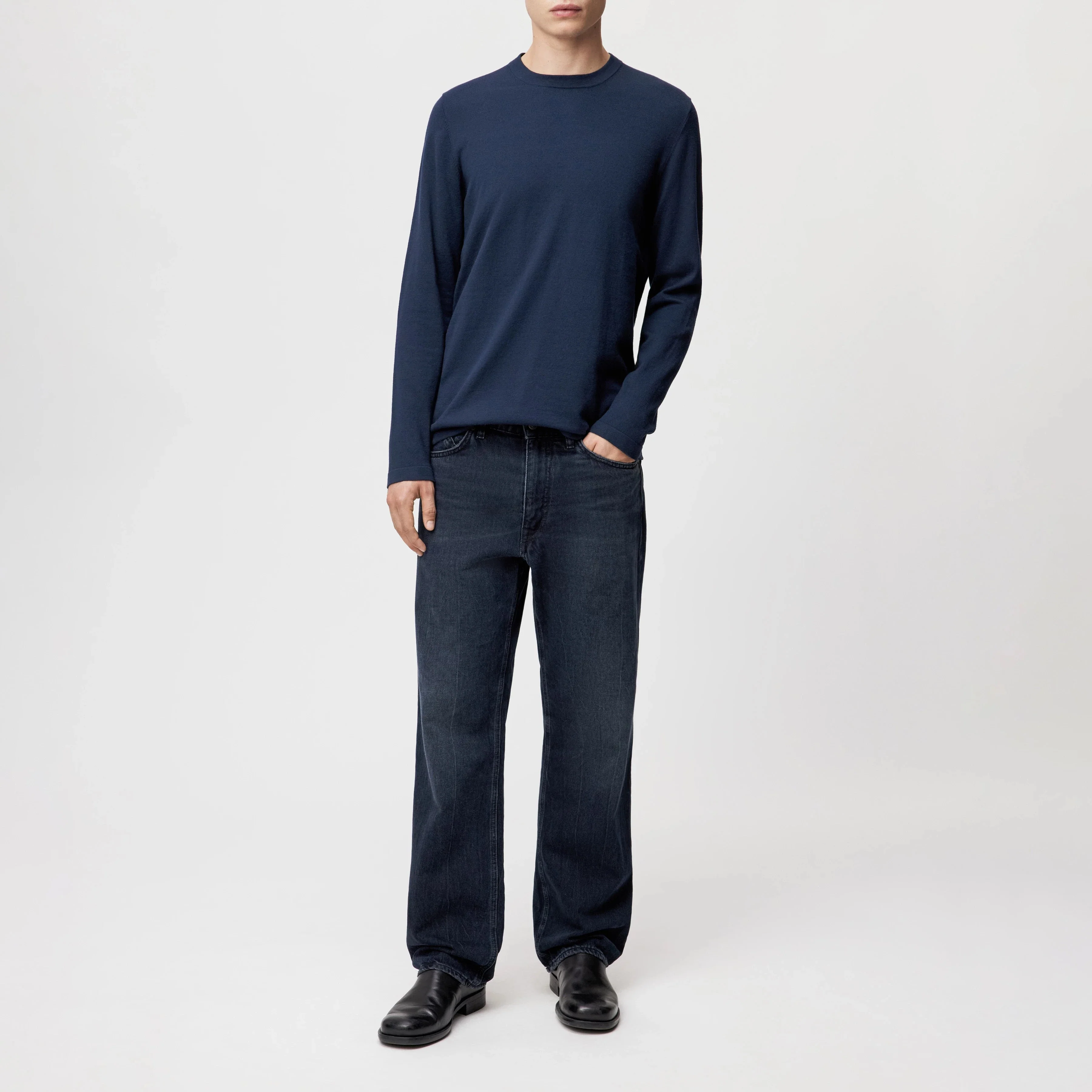 Irmino Longsleeve 420187 navy - Image 3