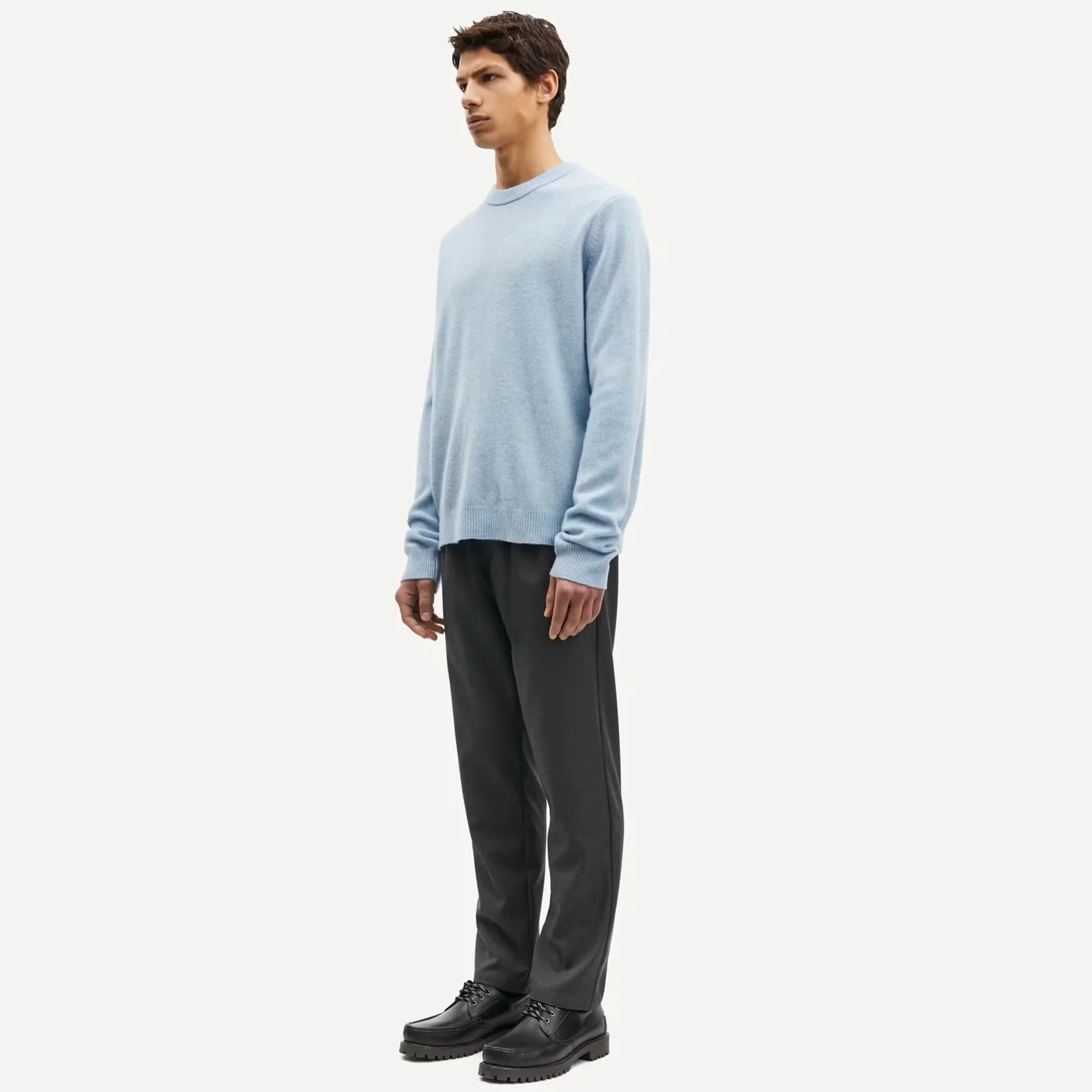 Isak Knit Sweater 1510 subdued blue - Image 2