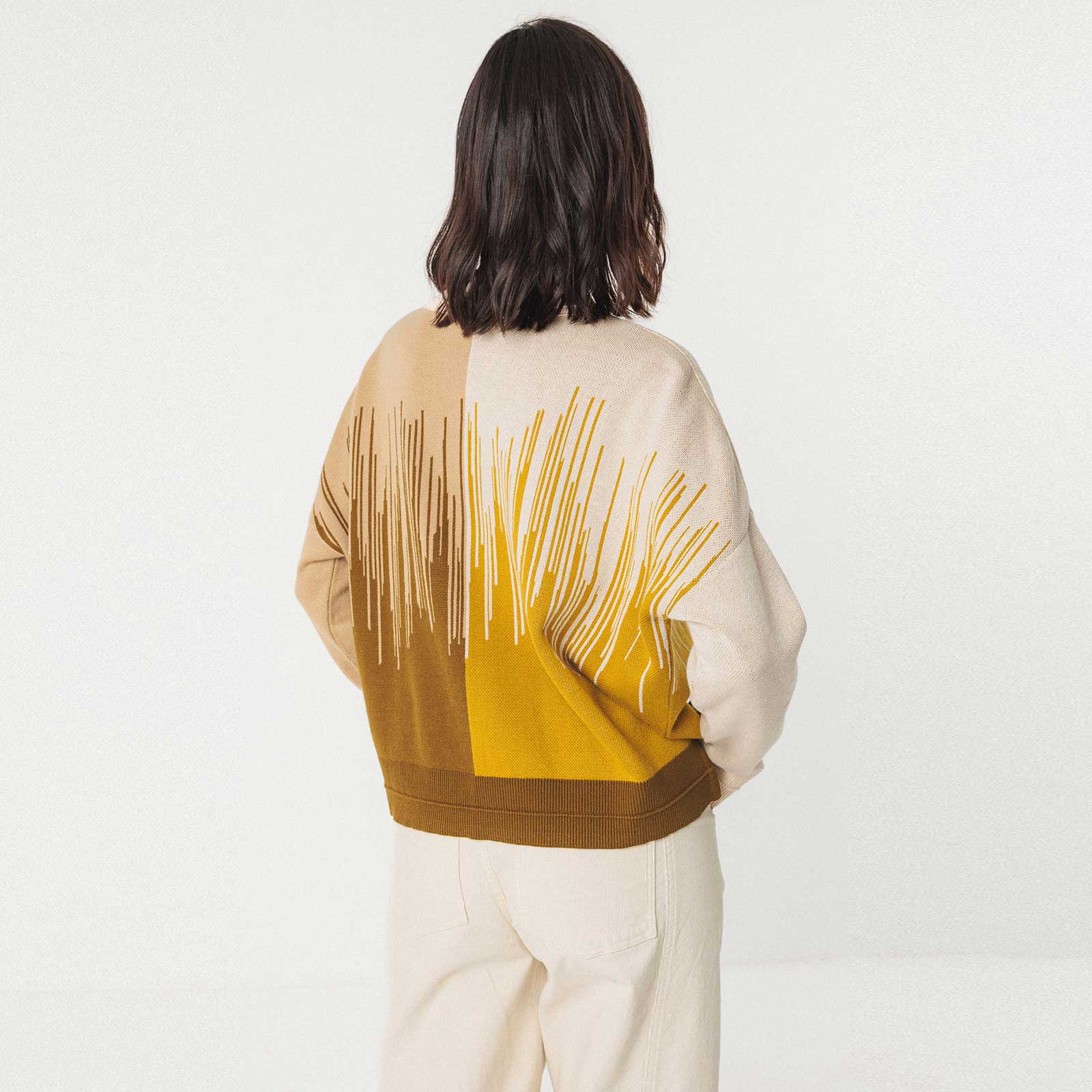 Ismene Sweater yellow camo - Image 2