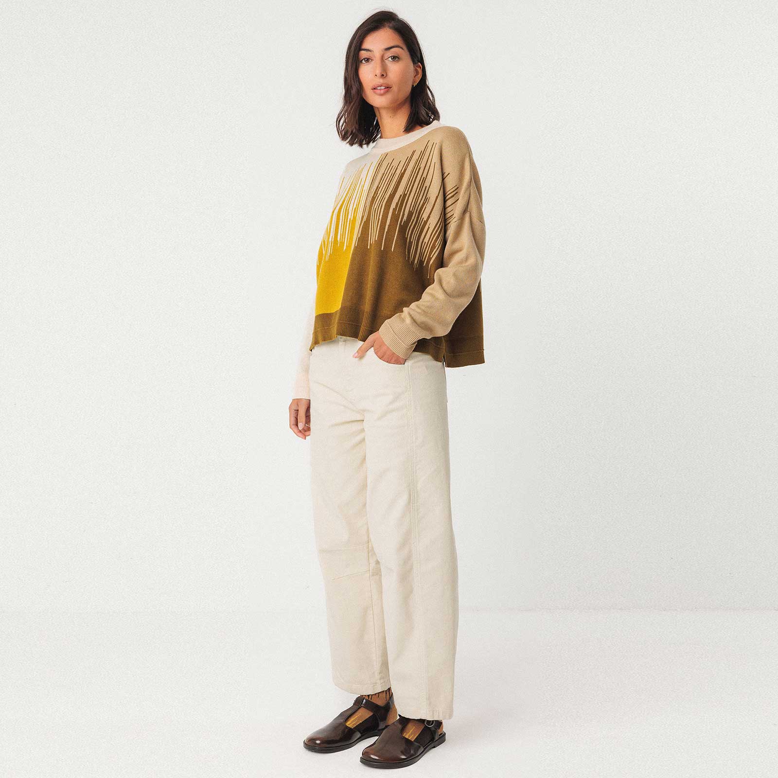 Ismene Sweater yellow camo - Image 3