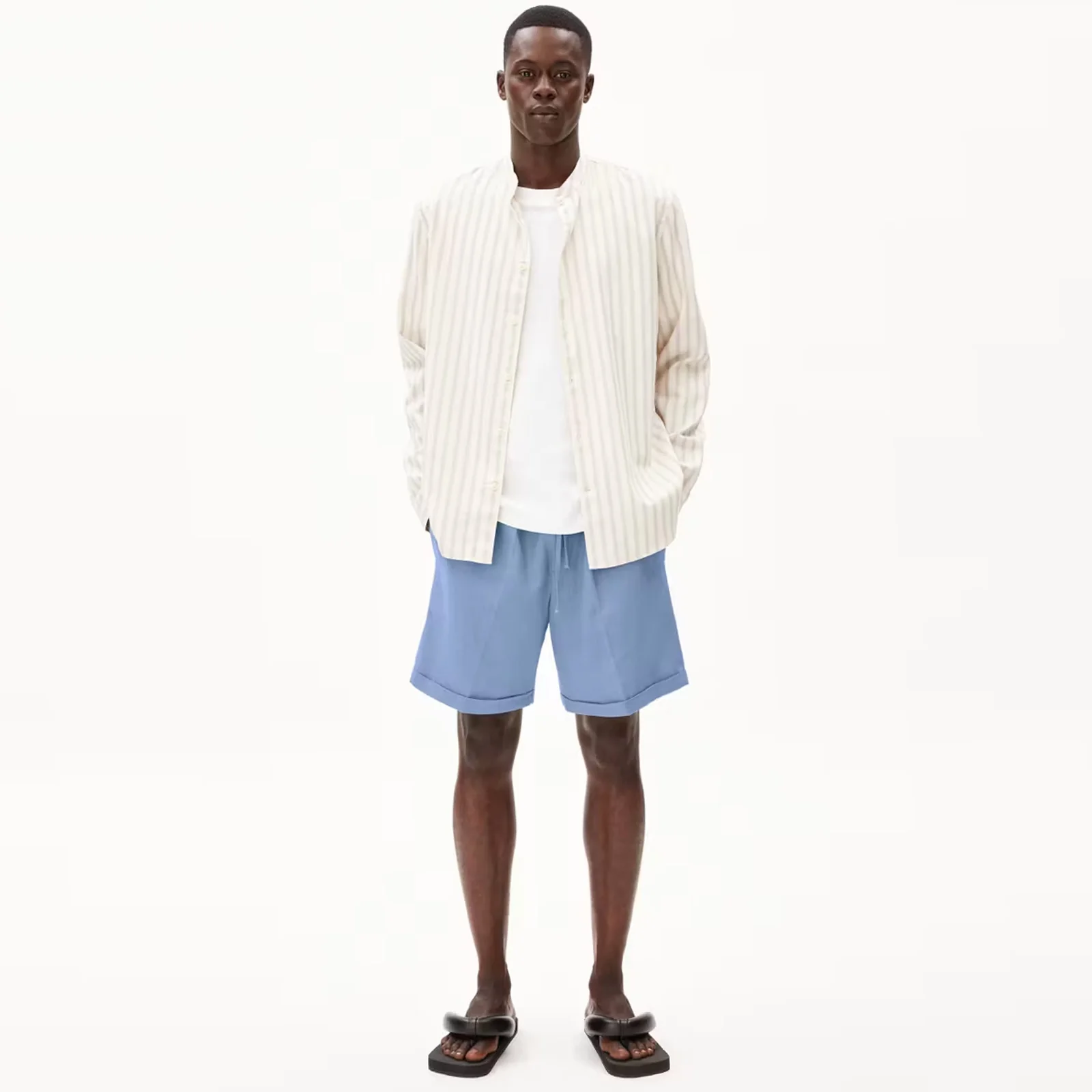 Jaacque Shorts 1226 blue stone - Image 3