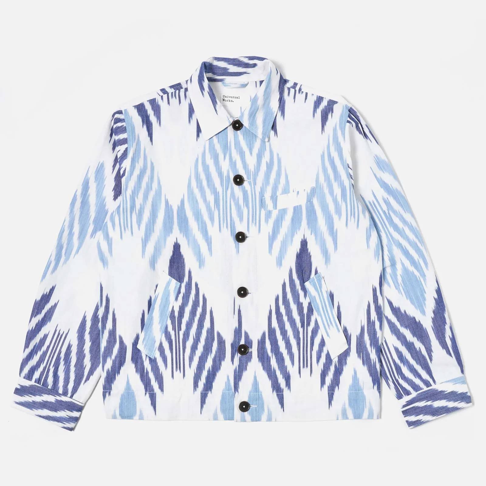 James Jacket Peacock Ikat blue - Image 2