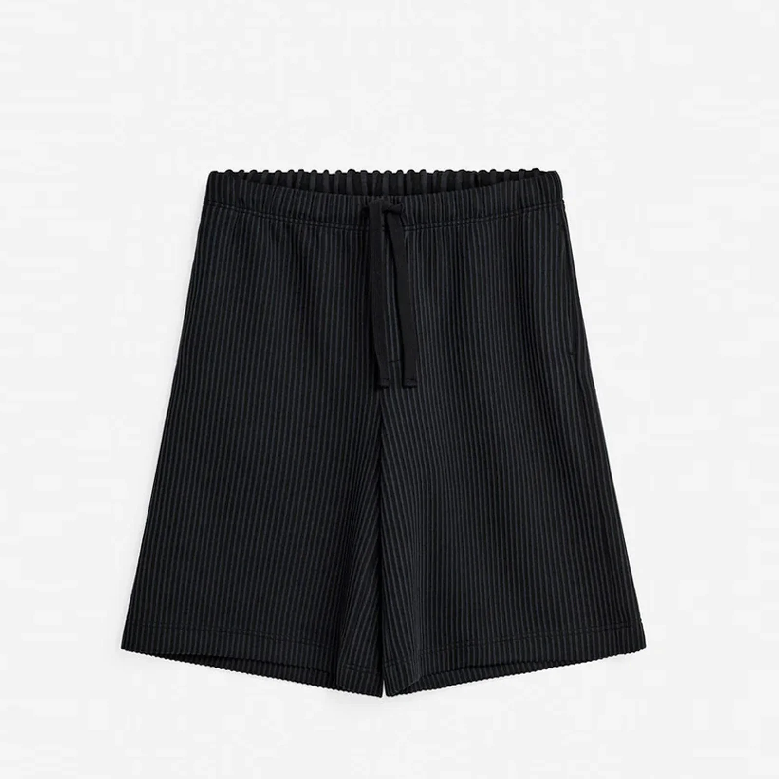 Jasper Wide Striped Shorts black