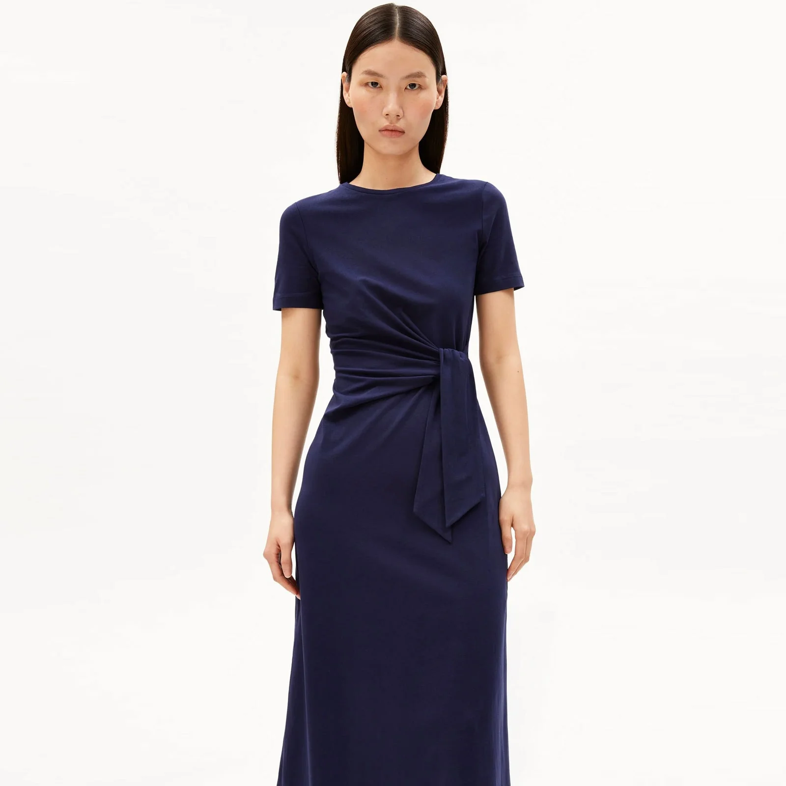 Jeltaa Jersey Dress tinted navy - Image 3