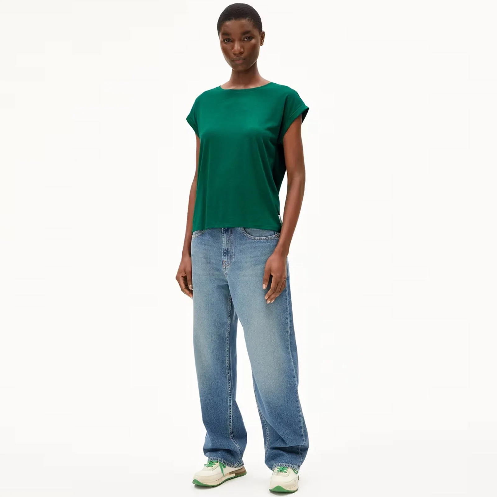Jilaana Top emerald green - Image 3