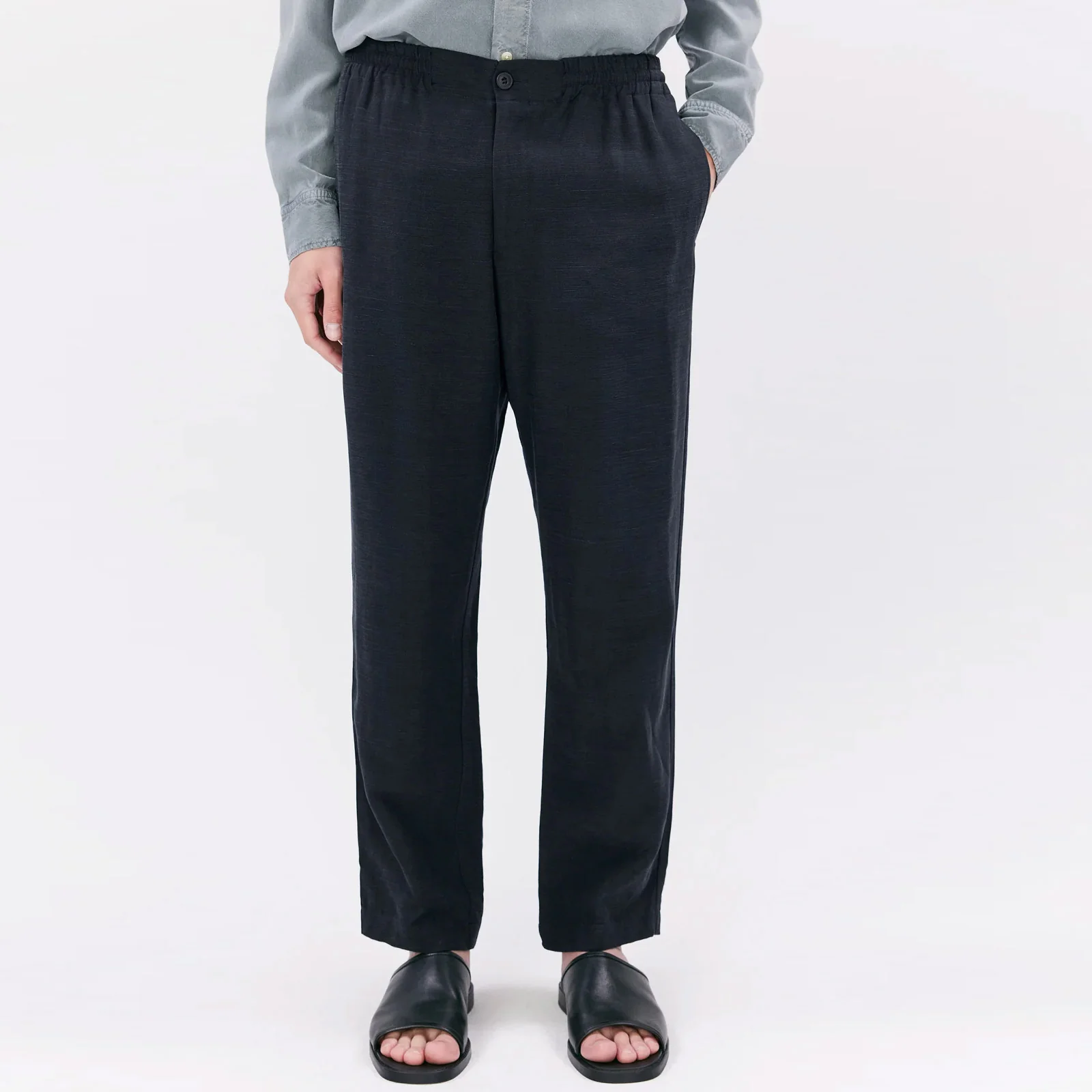Johanson Linen Pant dark navy