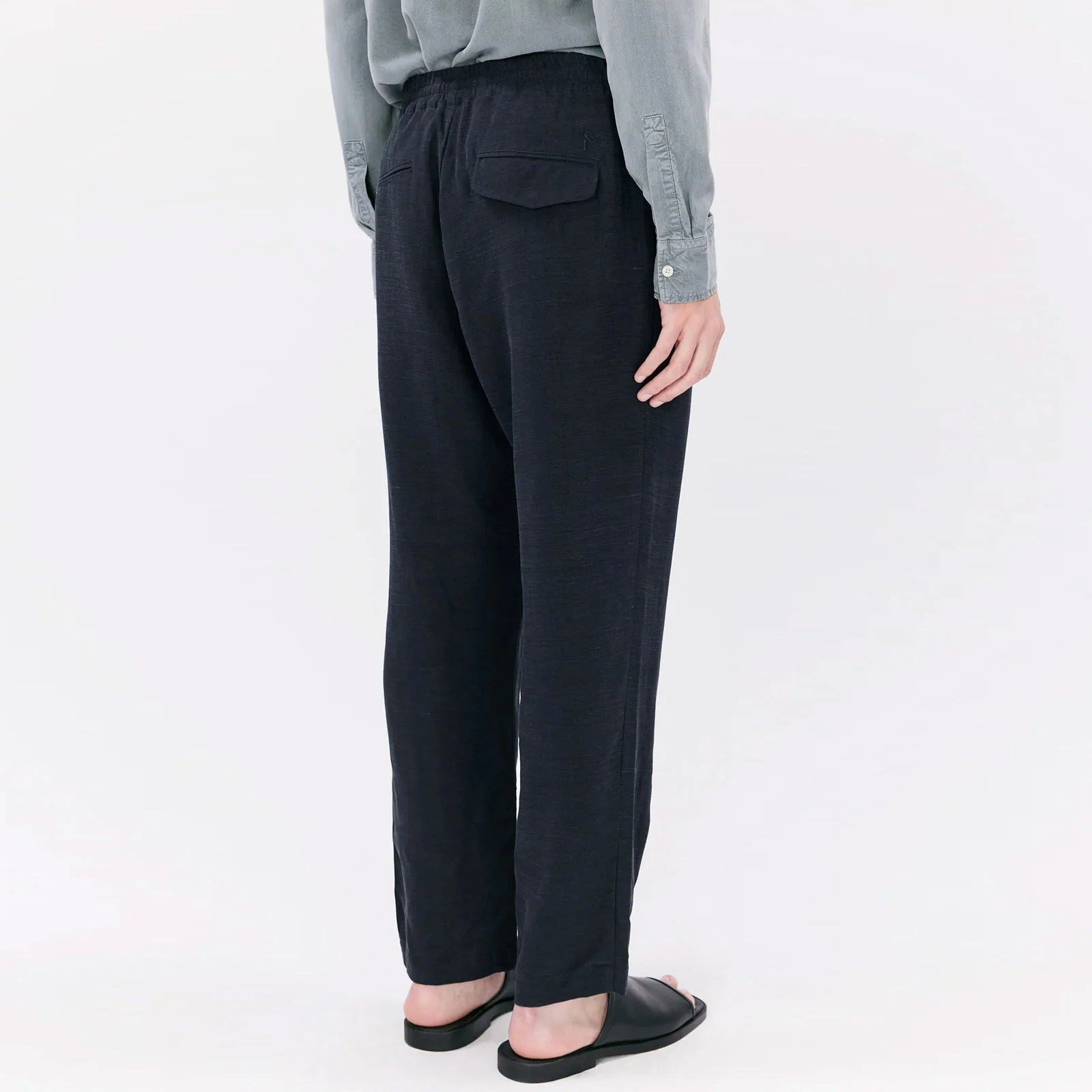 Johanson Linen Pant dark navy - Image 2