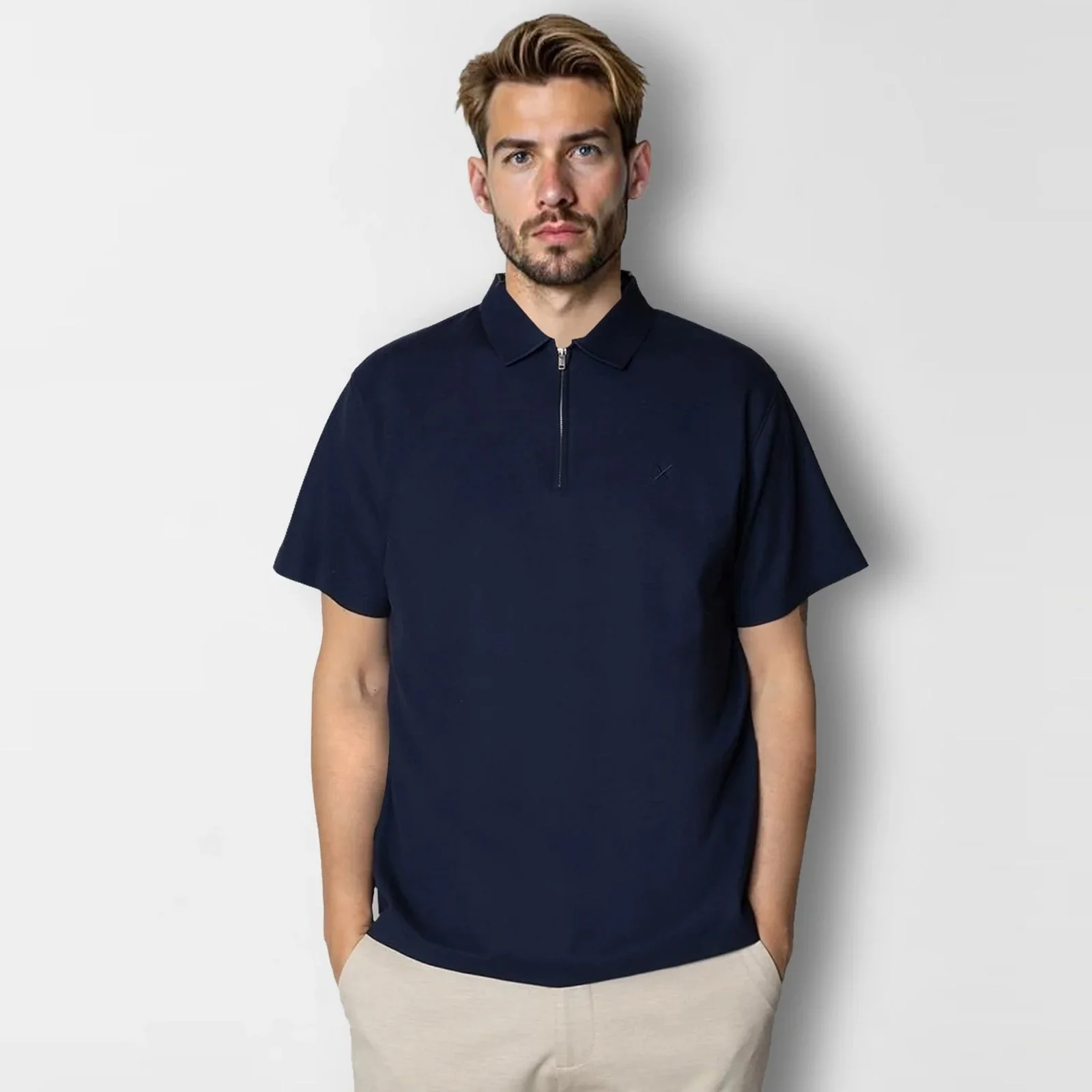 Joss S/S Polo navy