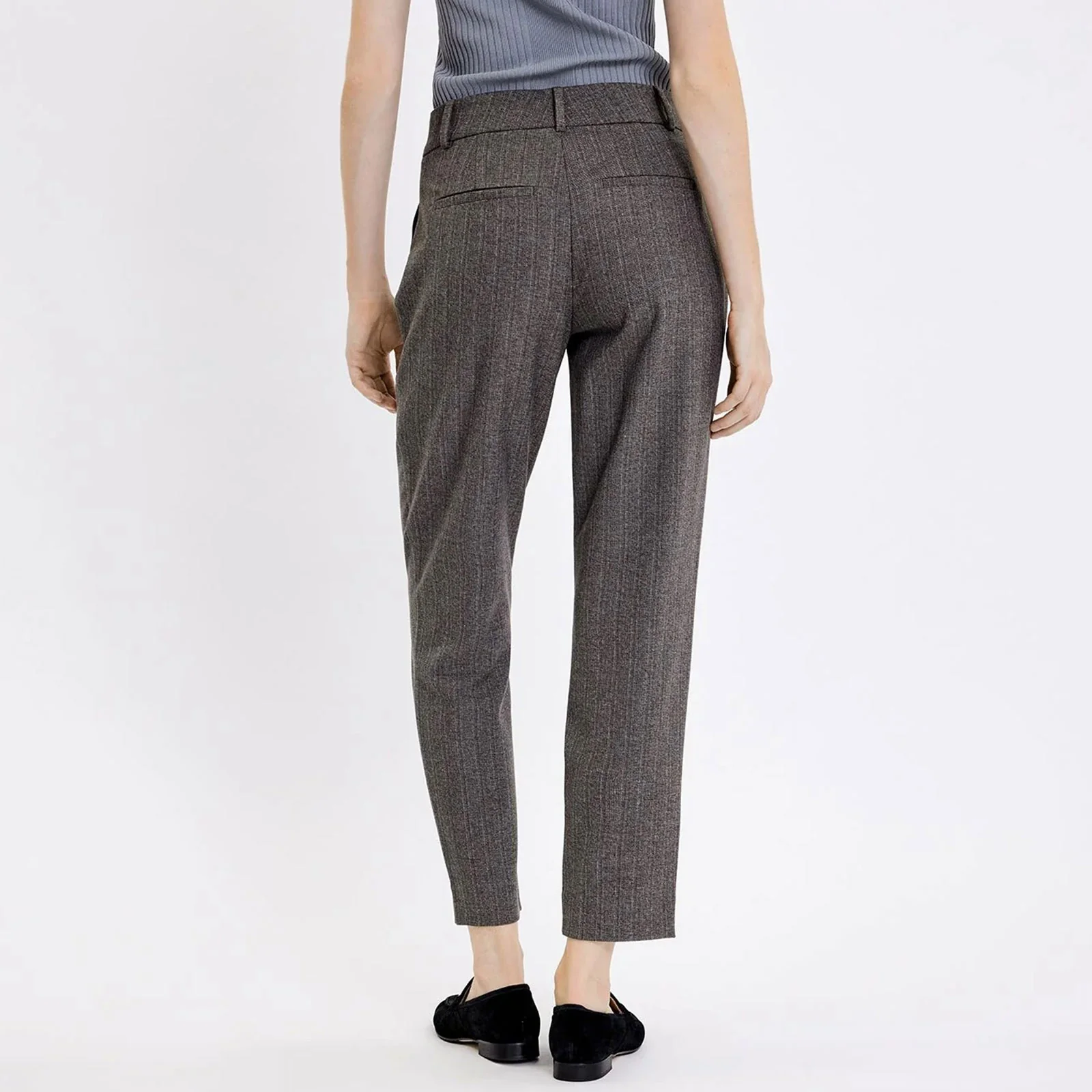KaisaFV Ankle 872 Pants cool taupe melange - Image 5