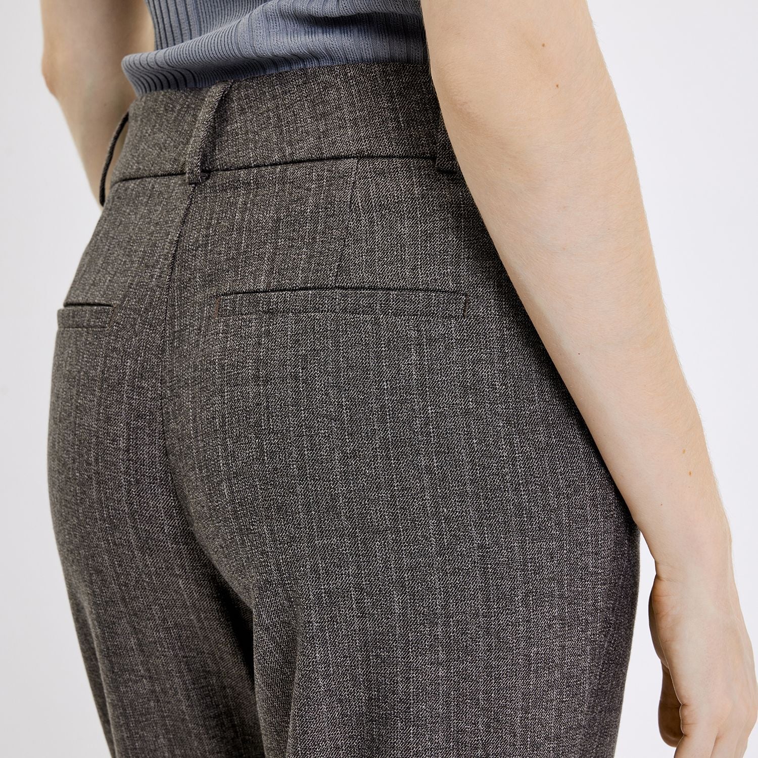 KaisaFV Ankle 872 Pants cool taupe melange - Image 6