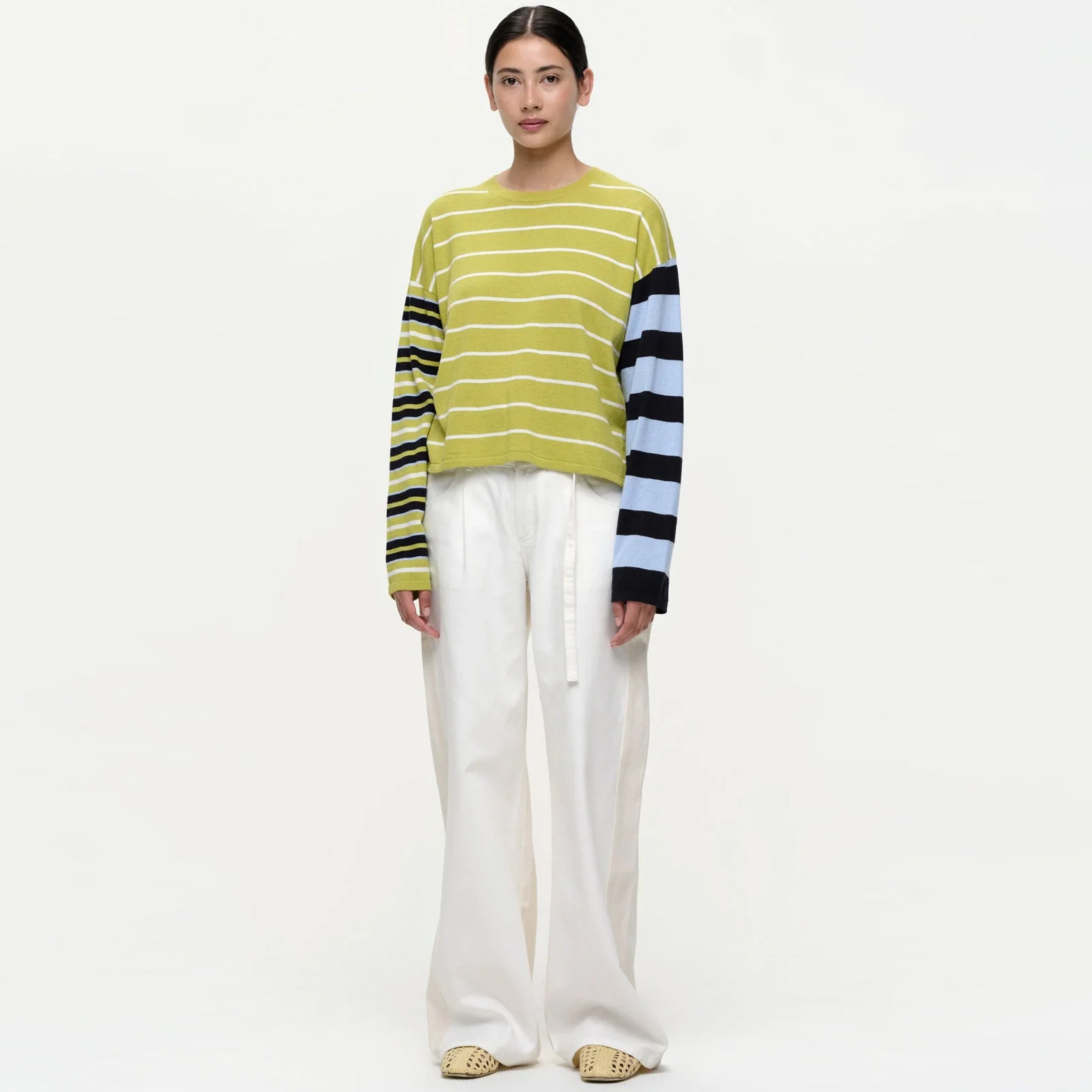 Kaleido Stripe Sweater green - Image 3
