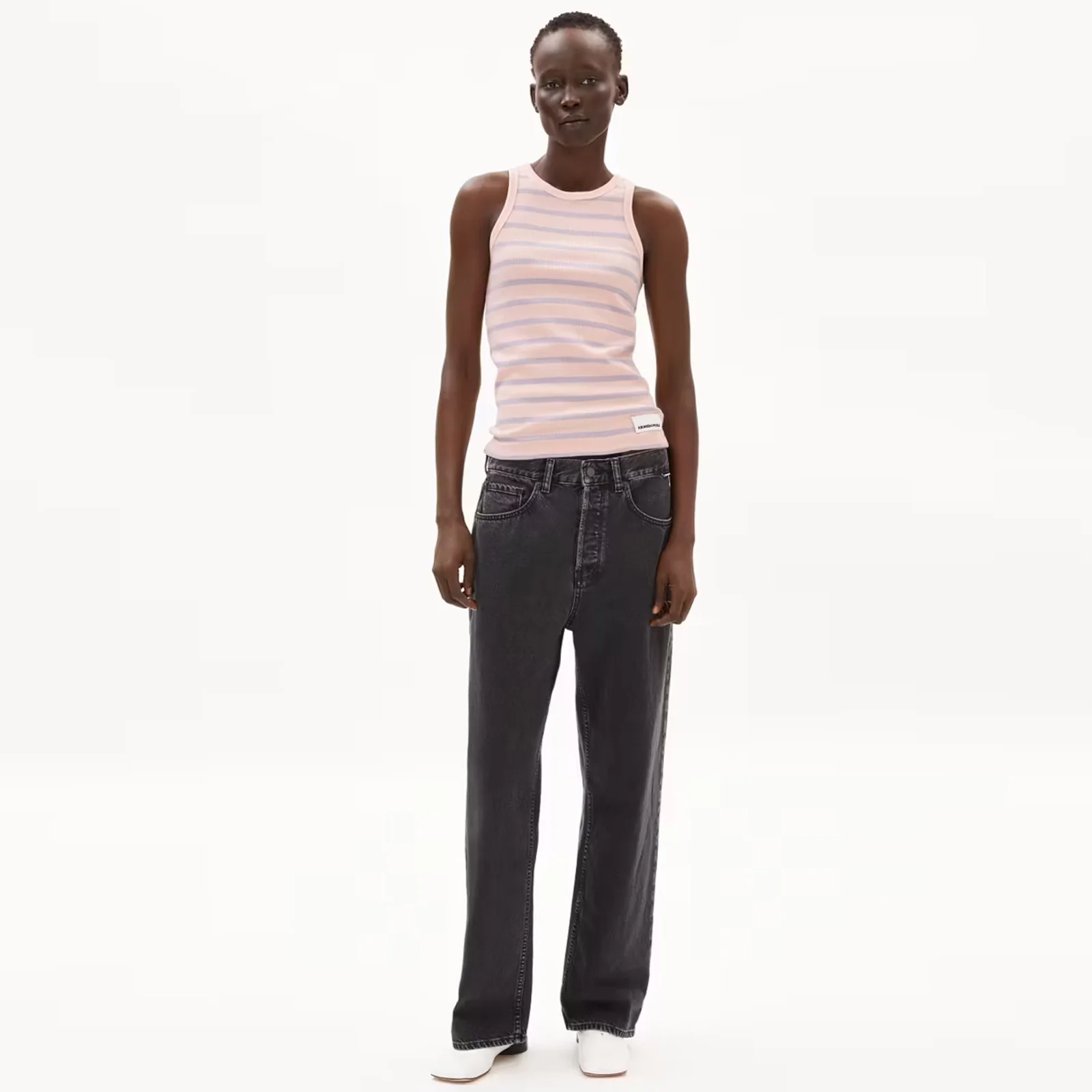 Kanitaa Stripes Top rosalilly/misty morning - Image 4