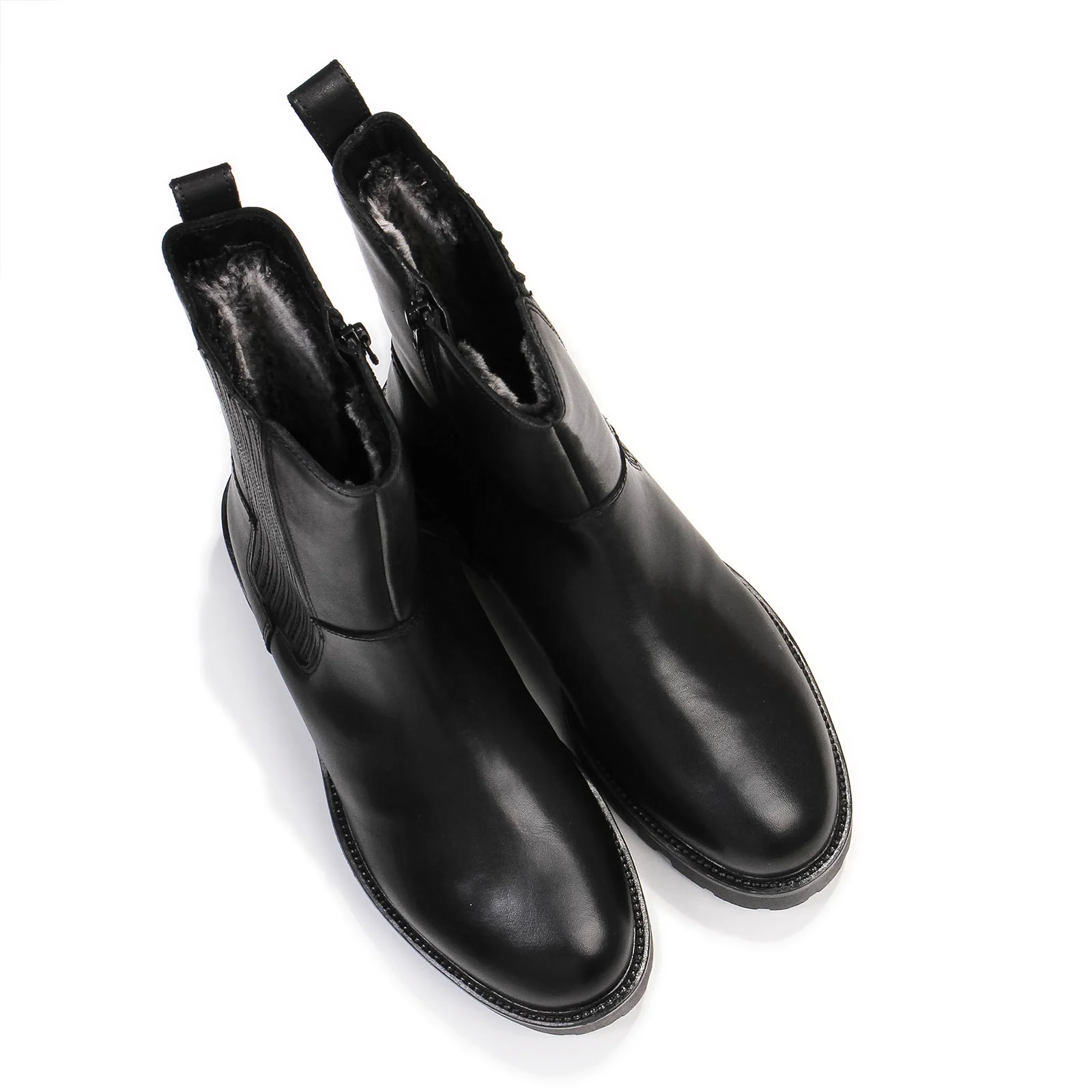Kenova Zip Boot Fur Hi 5257 black - Image 4