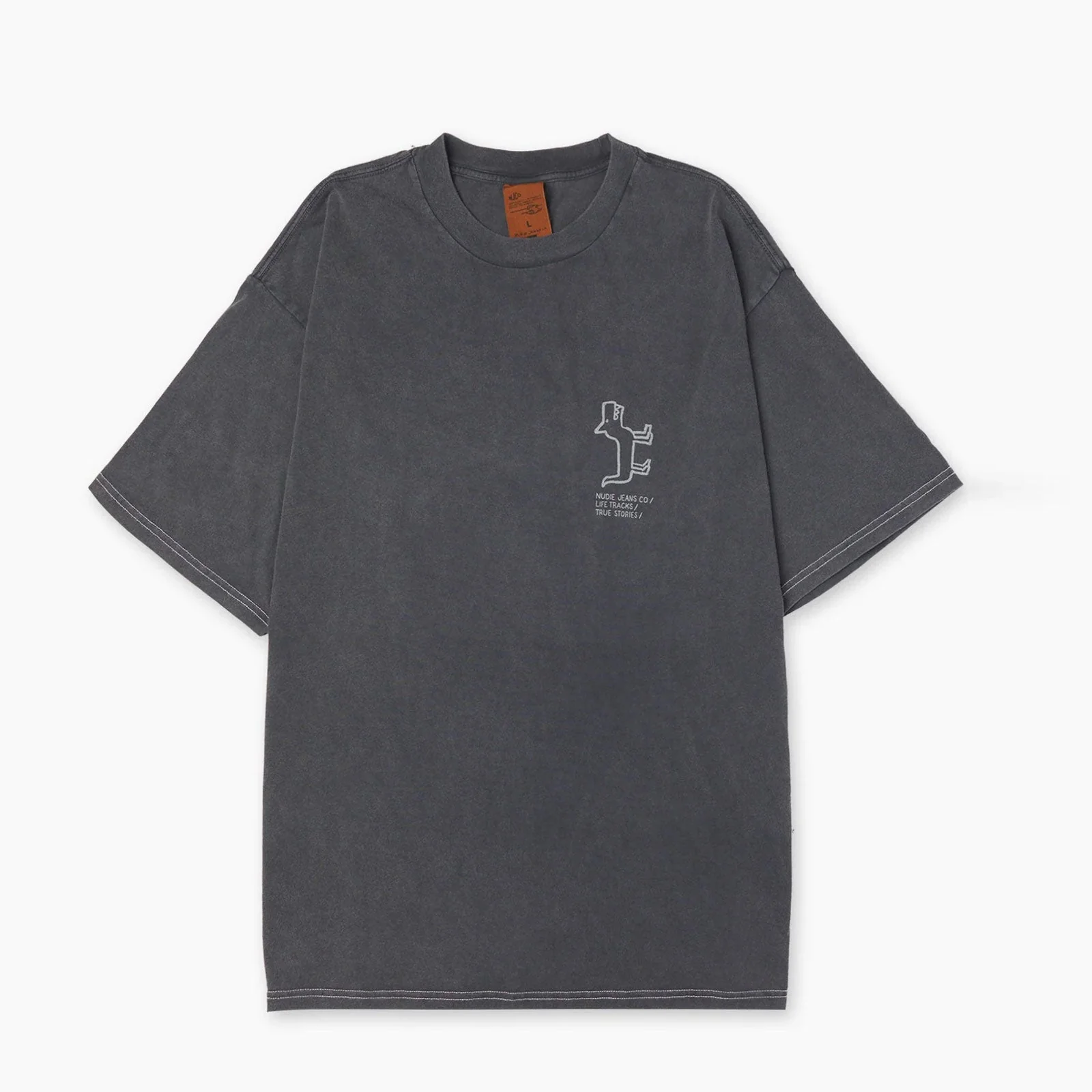 Koffe Scratched Tracks T-Shirt antracite