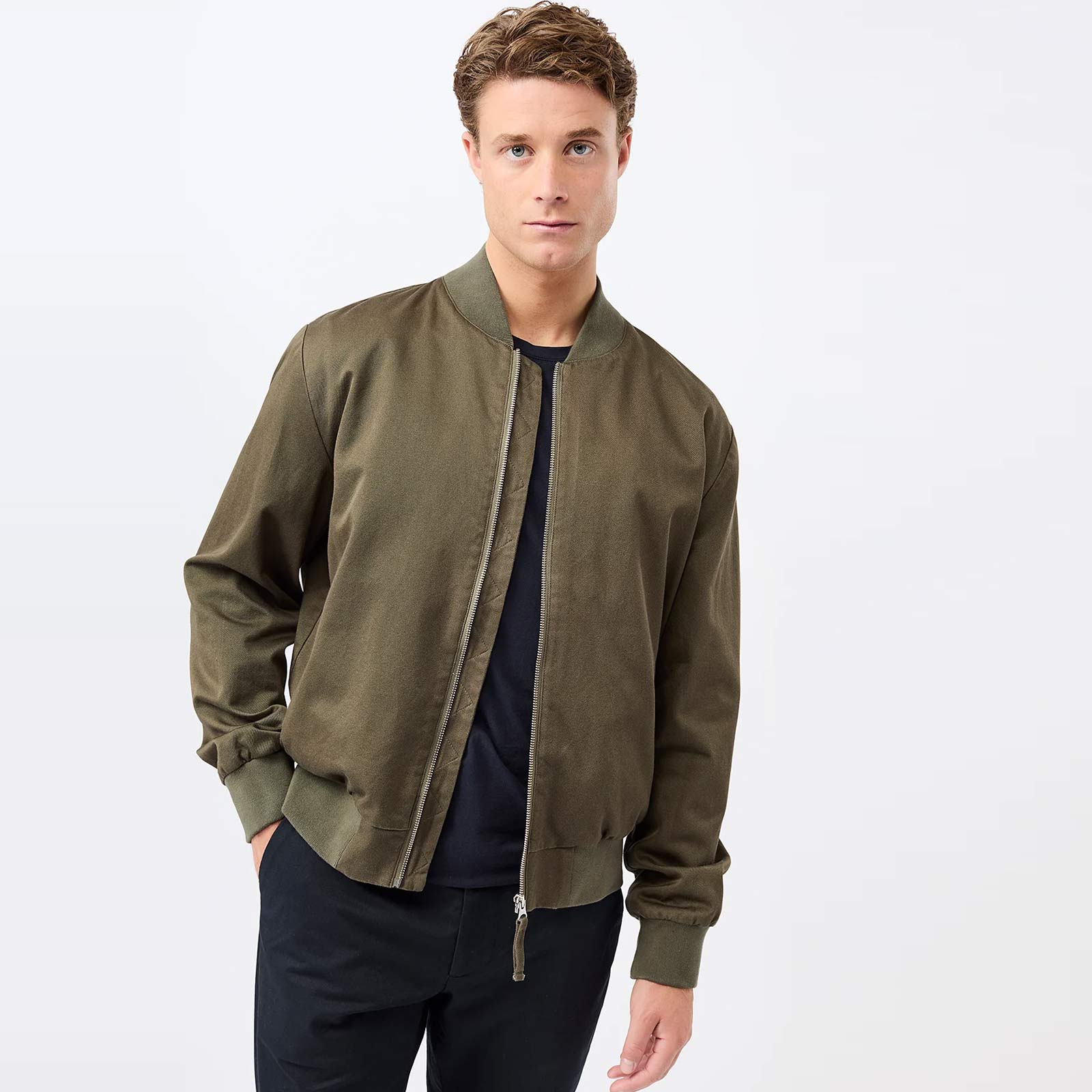 Koojan Cotton Jacket stone moss - Image 3